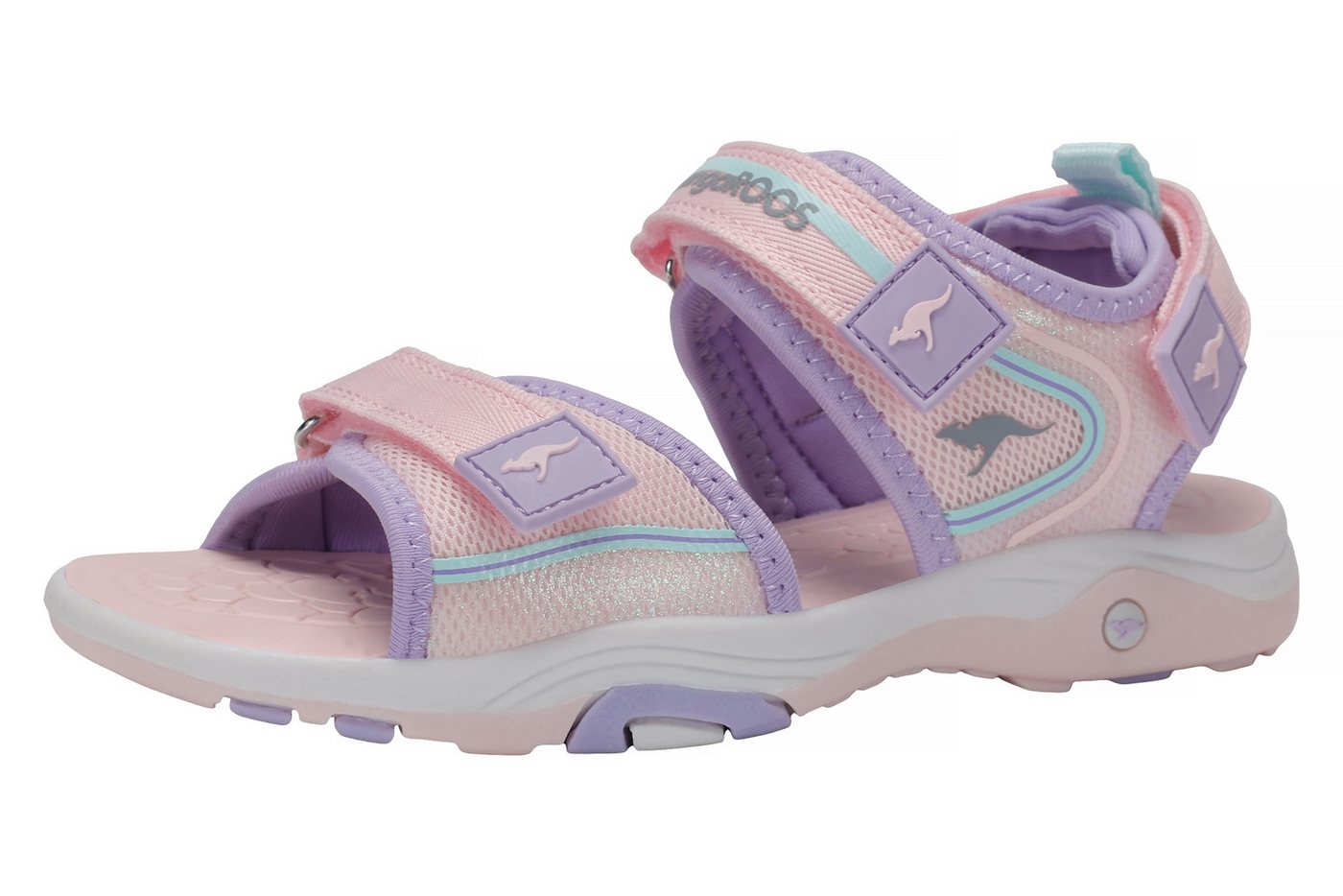 Kangaroos K-LOLA MAGDA Sandale für Kinder, sportlicher Stil, mit Gummilaufsohle