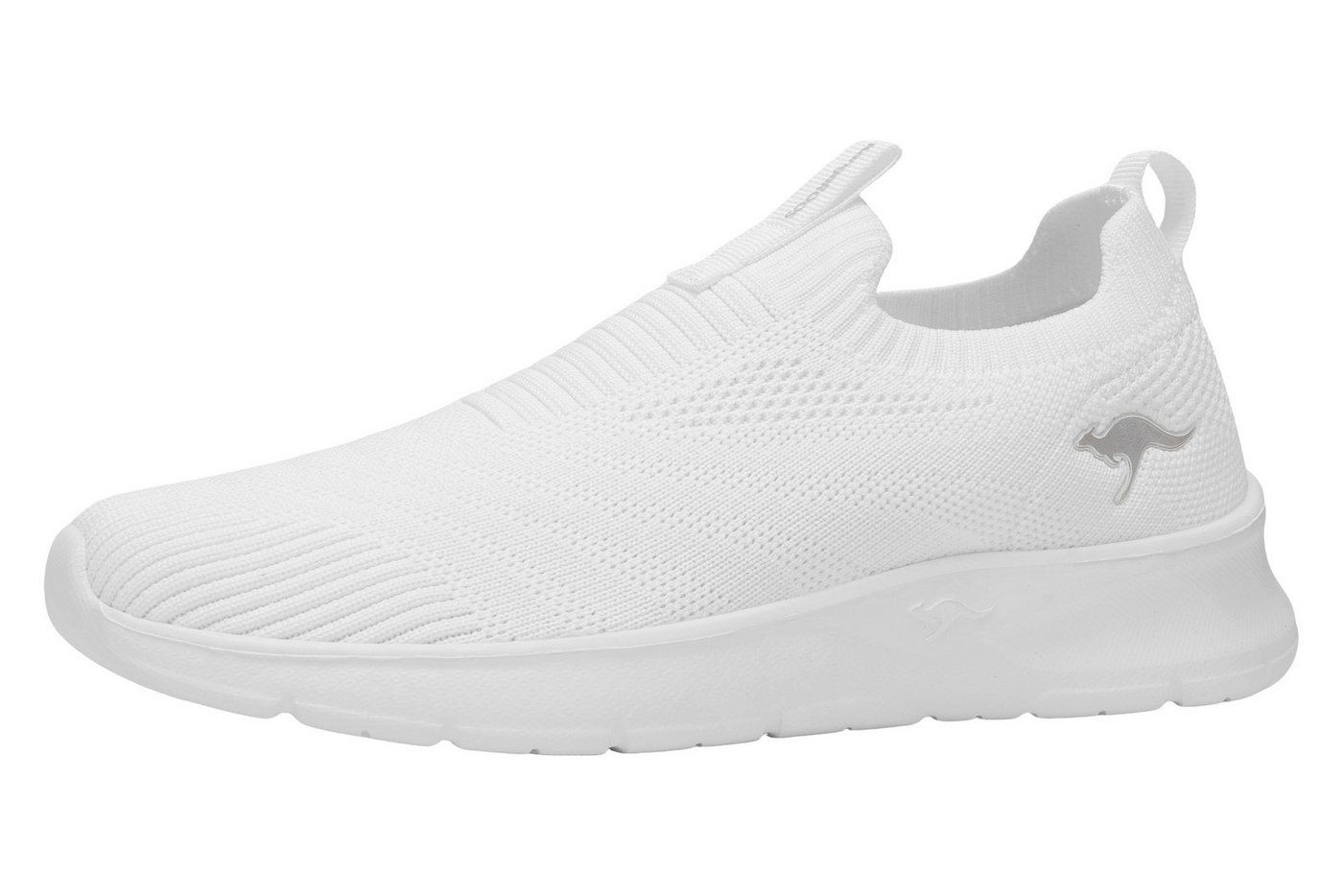 Kangaroos K-NJ RONA Sneaker praktischer Schlupfeinstieg (weiß/silber)