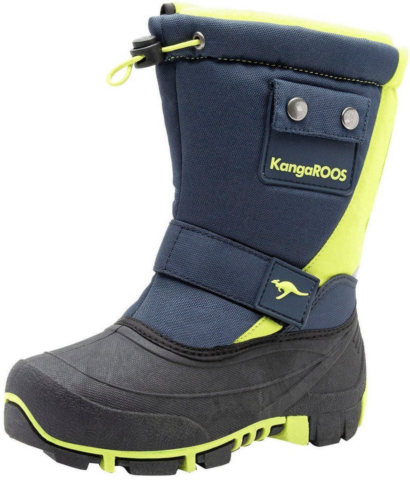 Kangaroos Kanga-Bean II Winterstiefel Snowboots, Winterboots, Winterschuhe, wasserabweisend (blau)