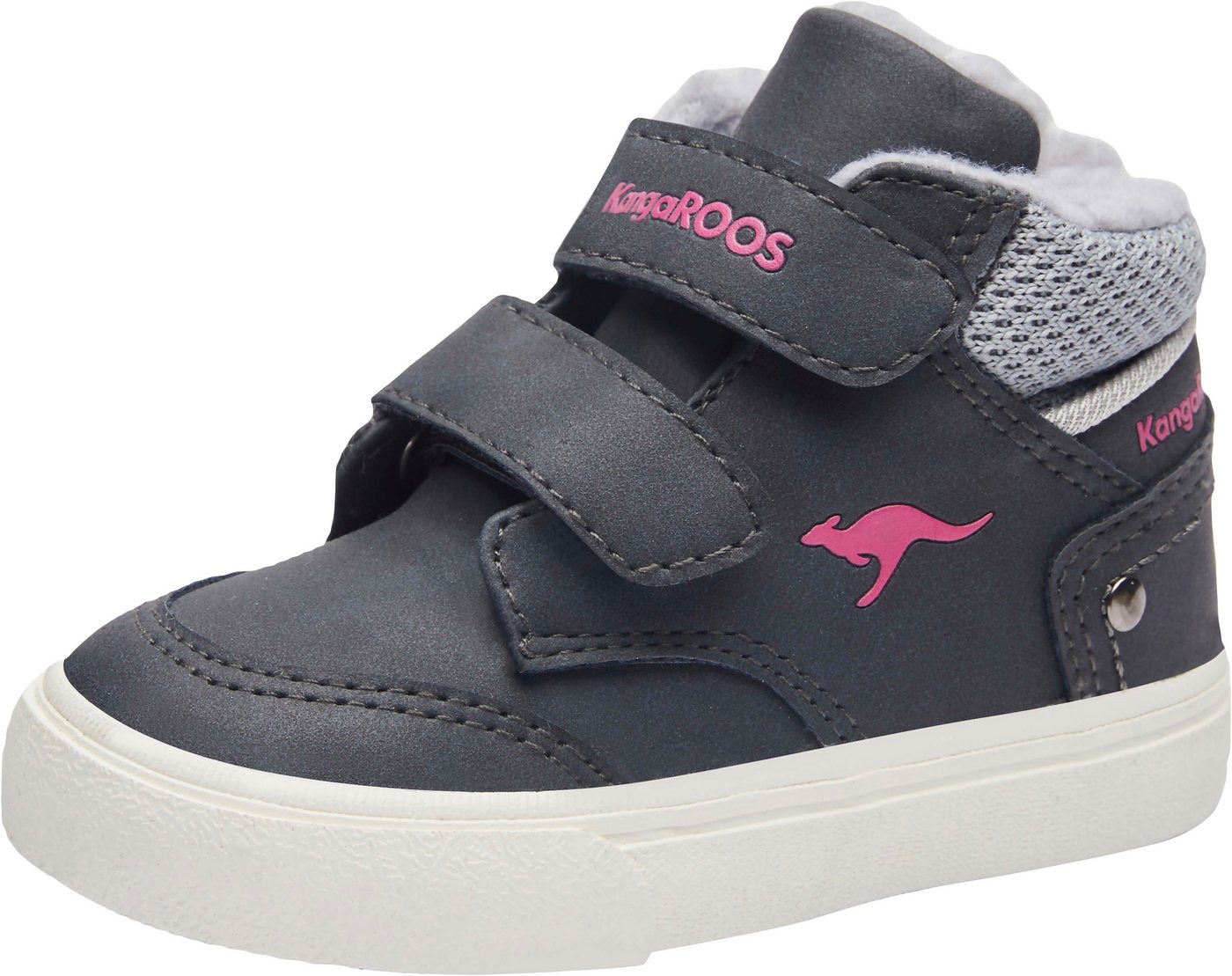 Kangaroos KaVu Primo V Sneaker mit Klettverschluss (blau/rosa)