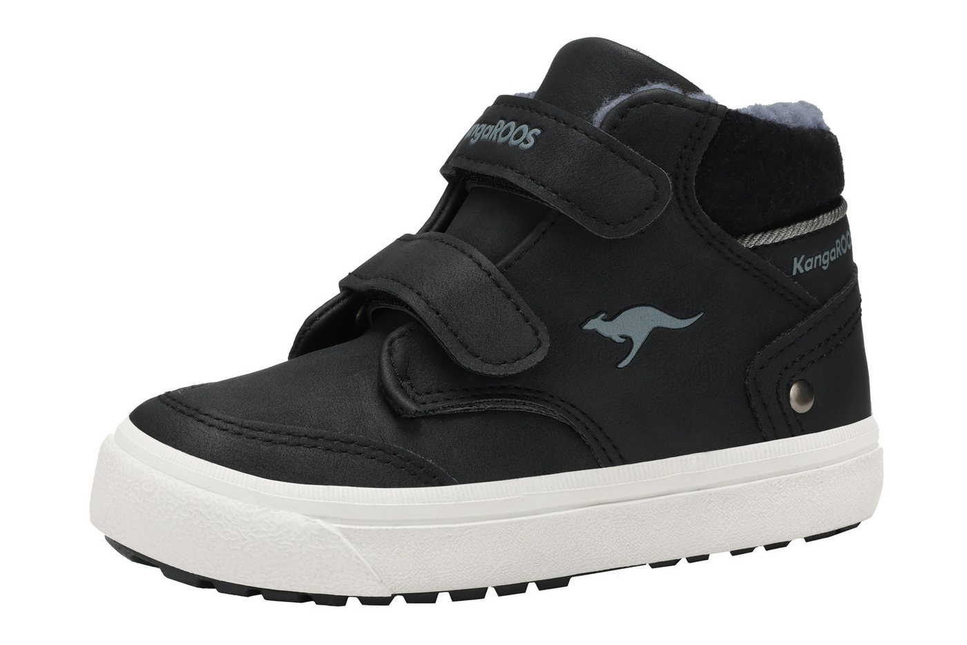 Kangaroos KaVu Primo V Sneaker mit Klettverschluss (schwarz/grau)