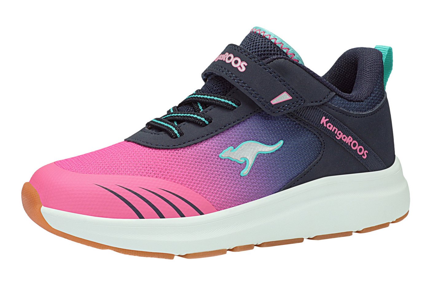 Kangaroos KB-RIDA EV Sneaker Nicht abfärbende Sohle (blau/rosa)