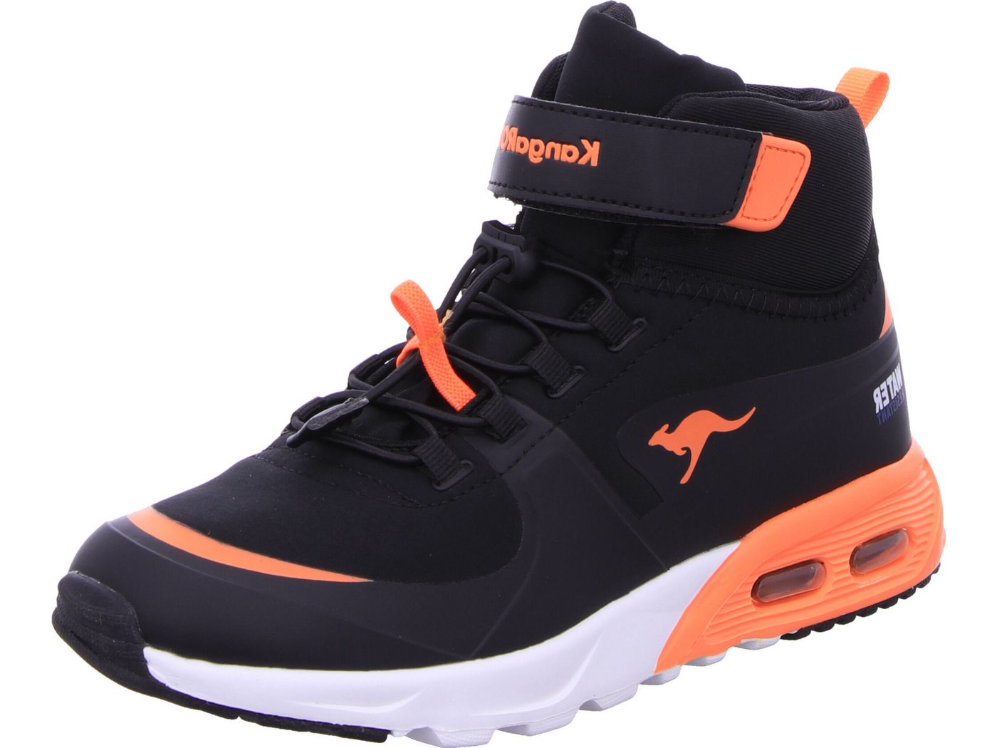 Kangaroos Sneaker (schwarz/orange)