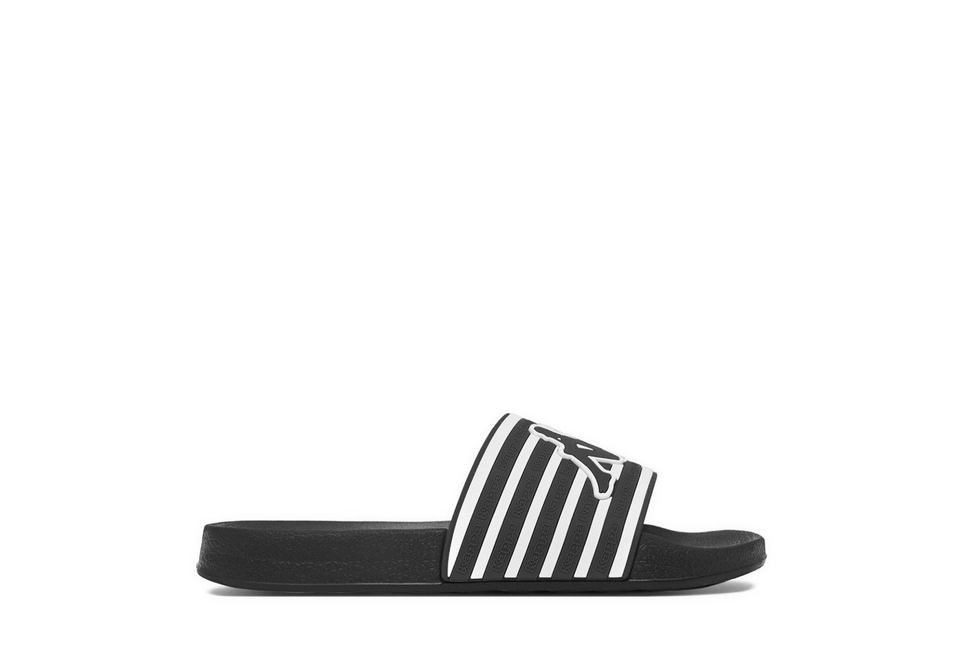 Kappa Damen-Flip-Flops, schwarz Badepantolette