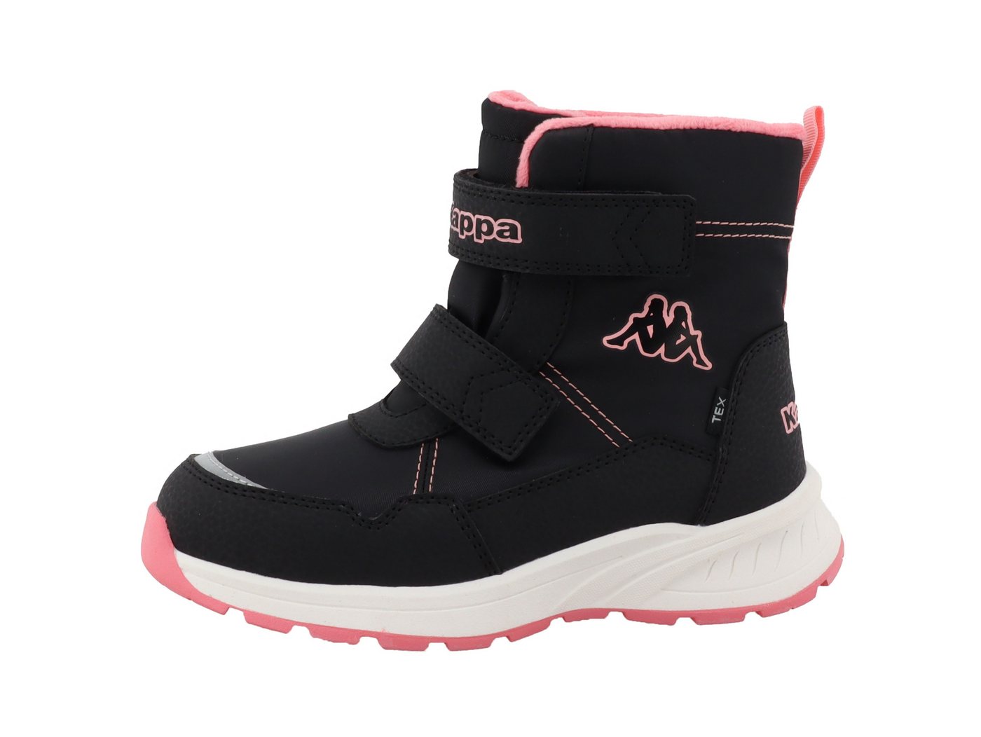 Kappa Ruth Winterboots Winterschuhe, Winterstiefel, Snowboots, gefüttert, wasserdicht (schwarz)