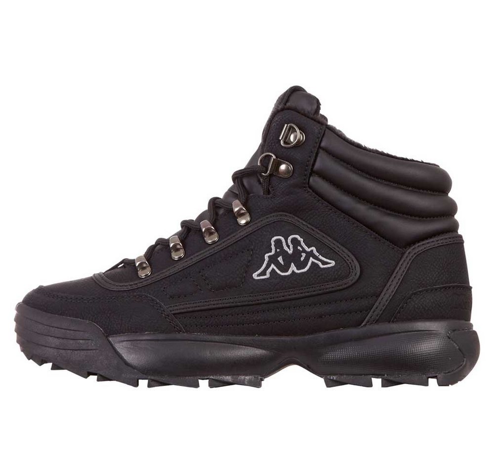 Kappa Schnürboots mit kuschelig-warmem Futter (schwarz)