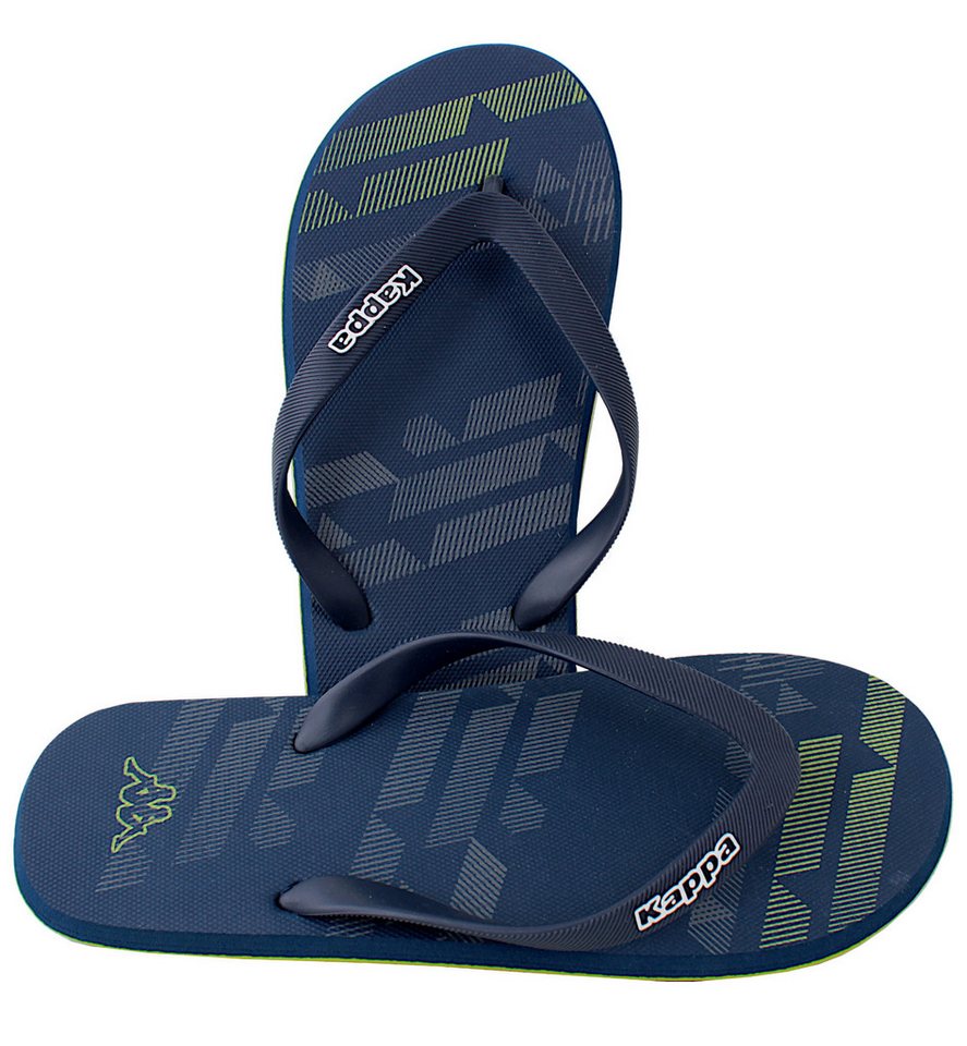 Kappa Zehensandale Logo Maceo 2 Flip Slip On Zehentrenner Wasserfreundlich, elastisch und federleicht