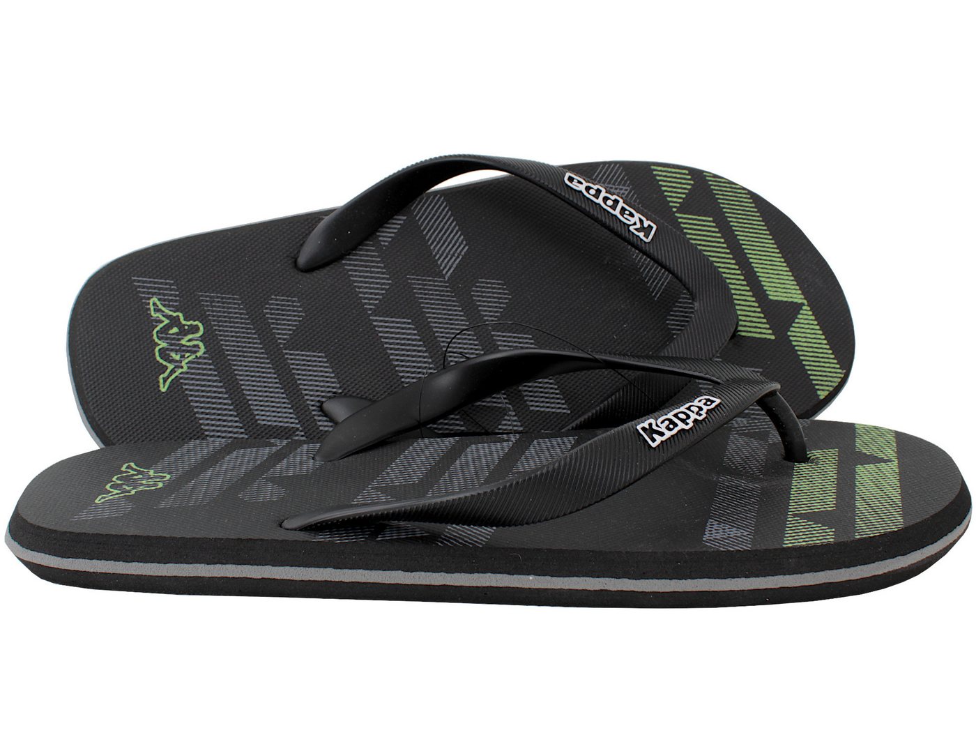 Kappa Zehensandale Logo Maceo 2 Flip Slip On Zehentrenner Wasserfreundlich, elastisch und federleicht