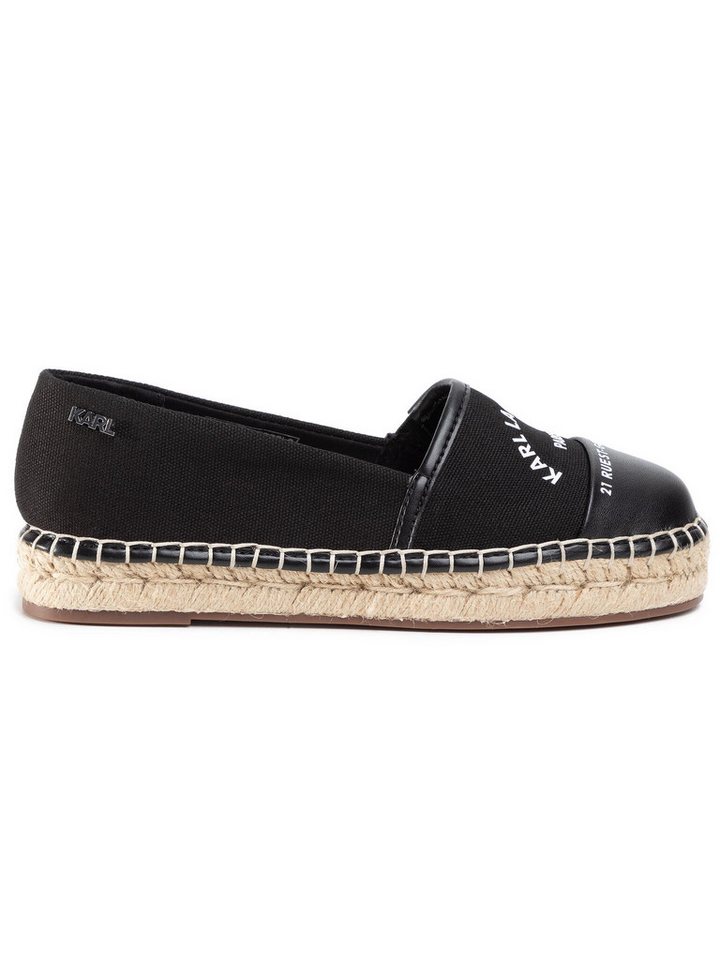 Karl Lagerfeld Damen Espadrilles KARL LAGERFELD-KL80108 Schwarz Espadrille
