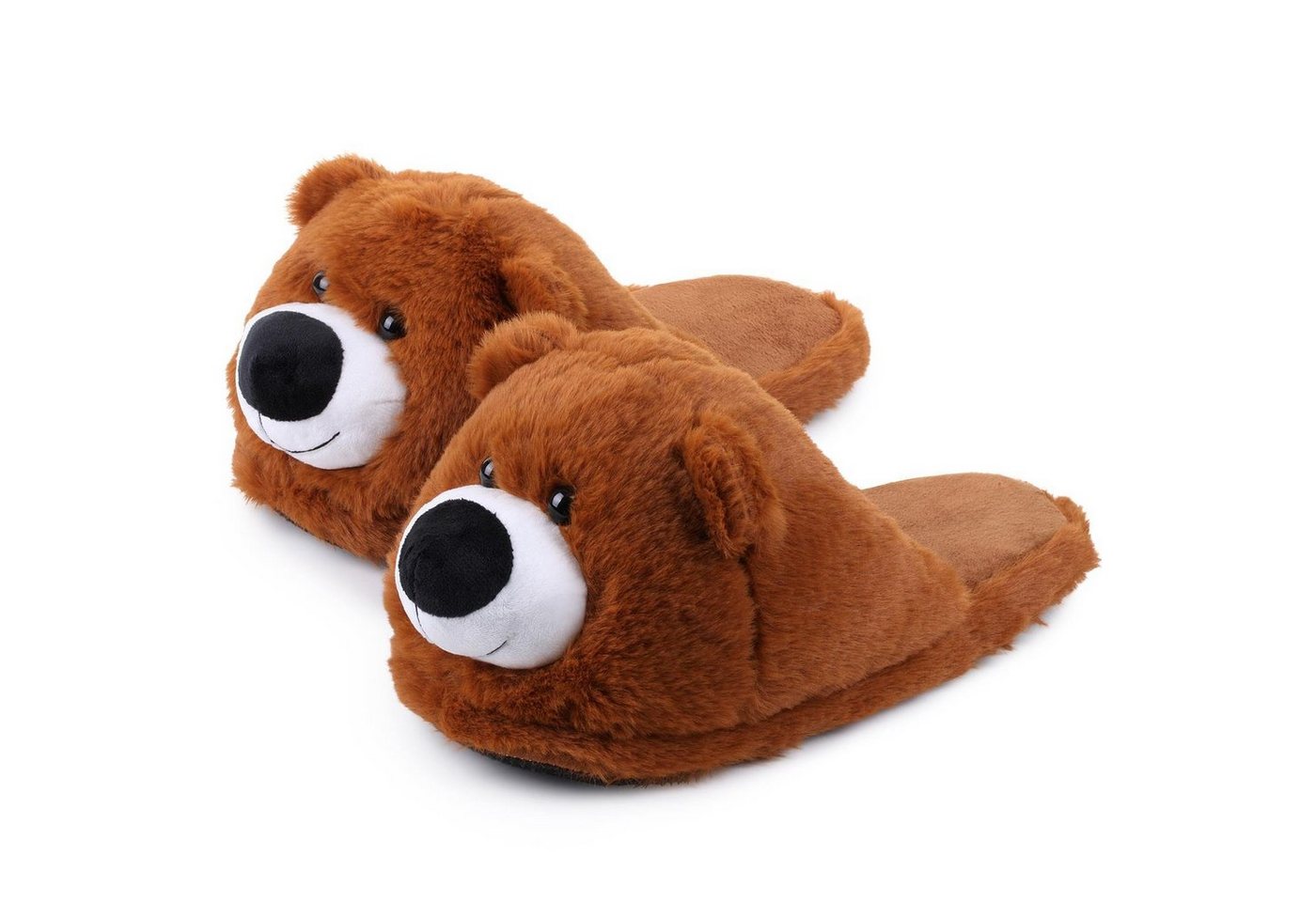 Katara Kuschelige Tier Pantoffeln (Schwein, Lama, Bär) Plüsch Hausschuhe