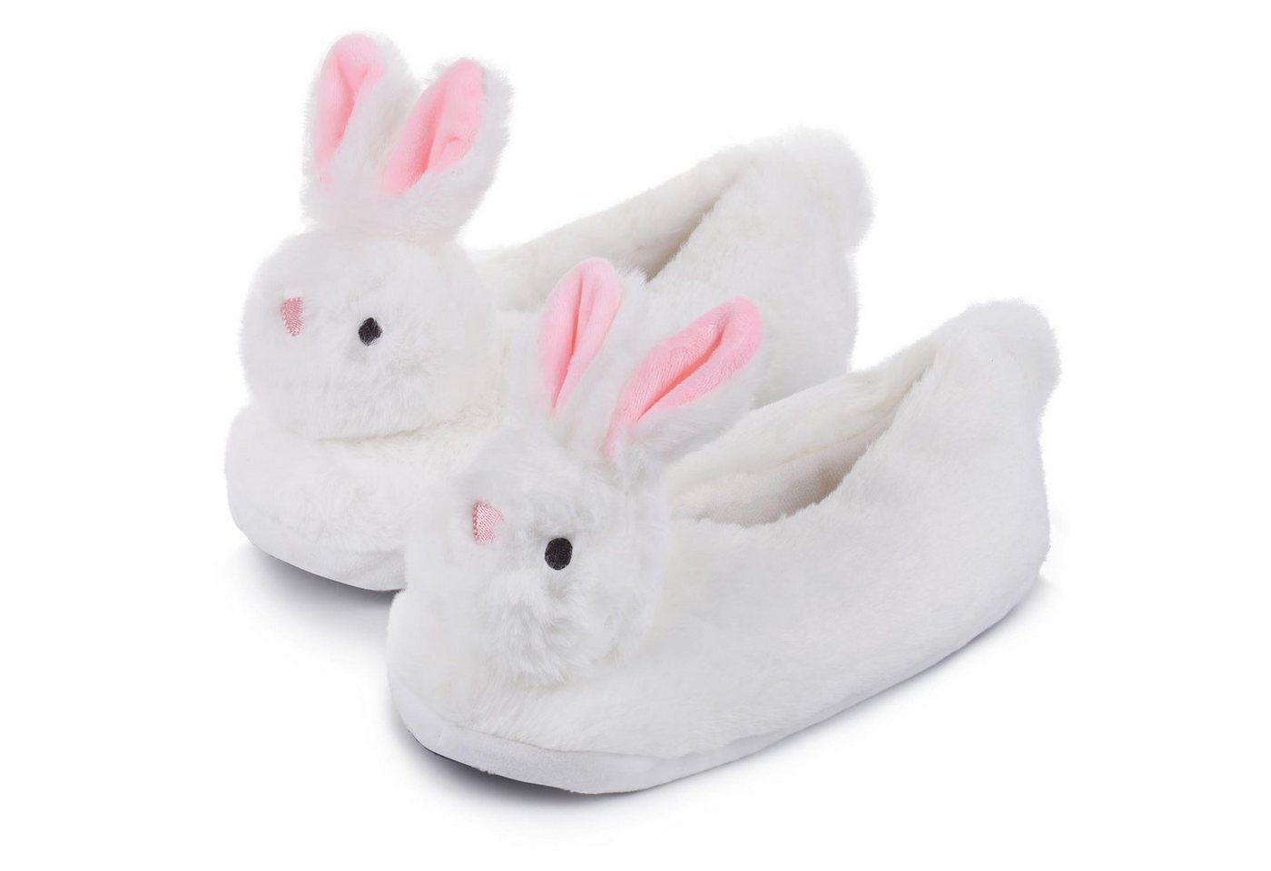 Katara Kuschelige Tier Pantoffeln (Schwein, Lama, Bär) Plüsch Hausschuhe