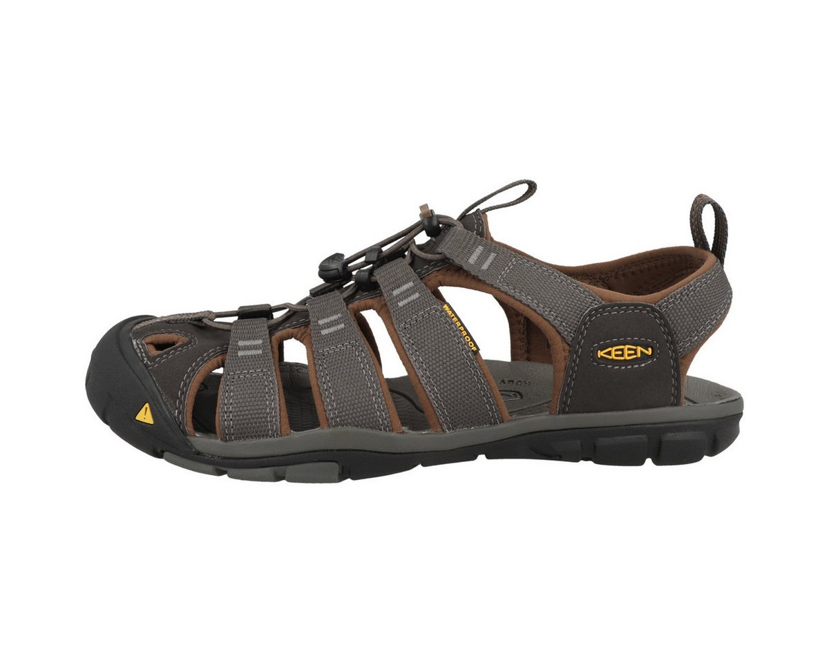 Keen Clearwater CNX Herren Sandale Sandaletten, Sommerschuhe, Badeschuhe, Riemchen, Schlappen (rot)