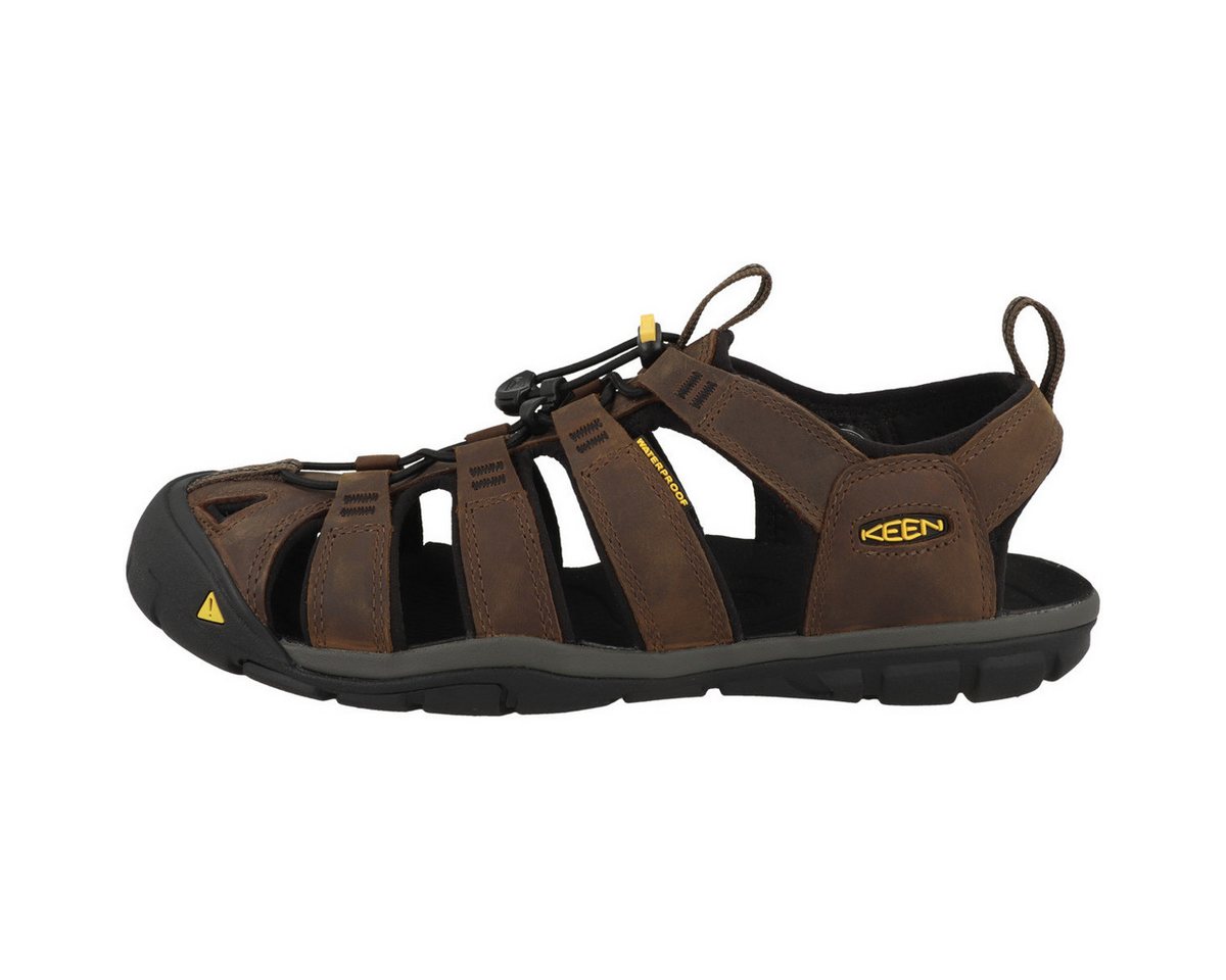 Keen Clearwater CNX Leather Herren Sandale Sandaletten, Sommerschuhe, Badeschuhe, Riemchen, Schlappen
