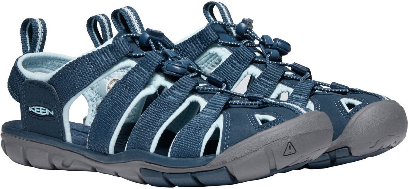 Keen CLEARWATER CNX Sandale waschbar,schnelltrocknend, Zehenschutz, stoßdämpfend (blau)