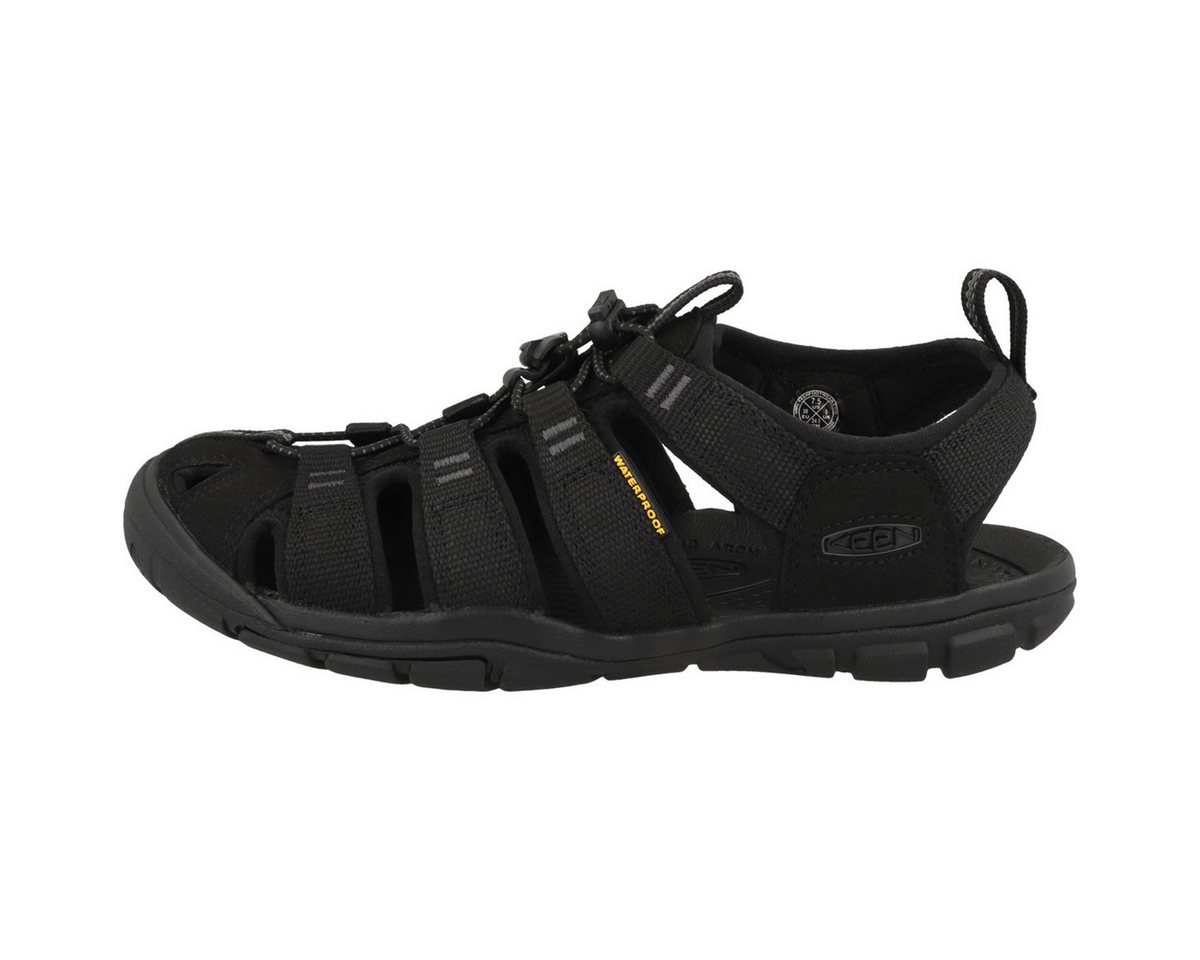 Keen Clearwater CNX Damen Sandale Sandaletten, Sommerschuhe, Badeschuhe, Riemchen, Schlappen (schwarz)