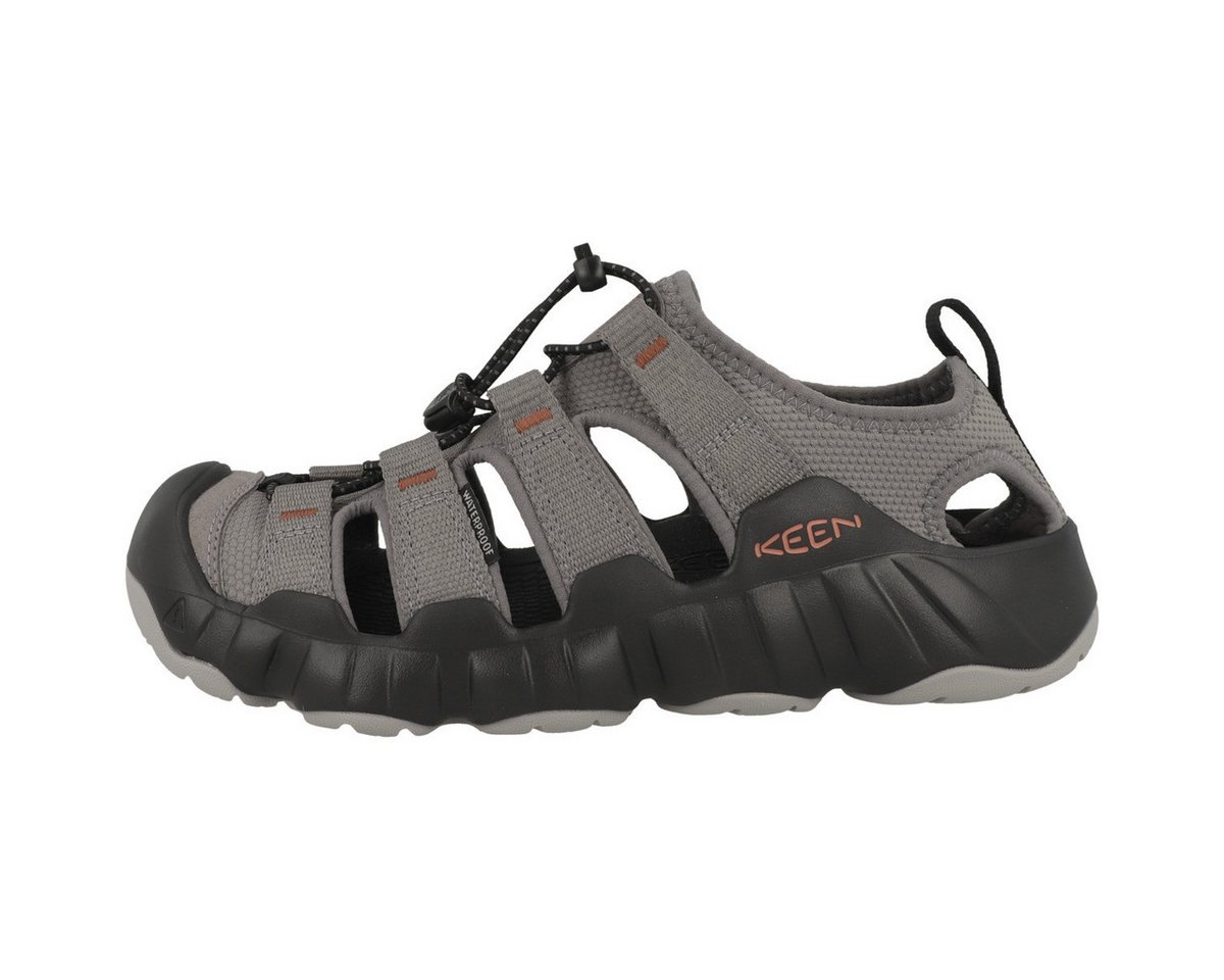 Keen Hyperport H2 Herren Sandale Sandaletten, Sommerschuhe, Badeschuhe, Riemchen, Schlappen (grau)