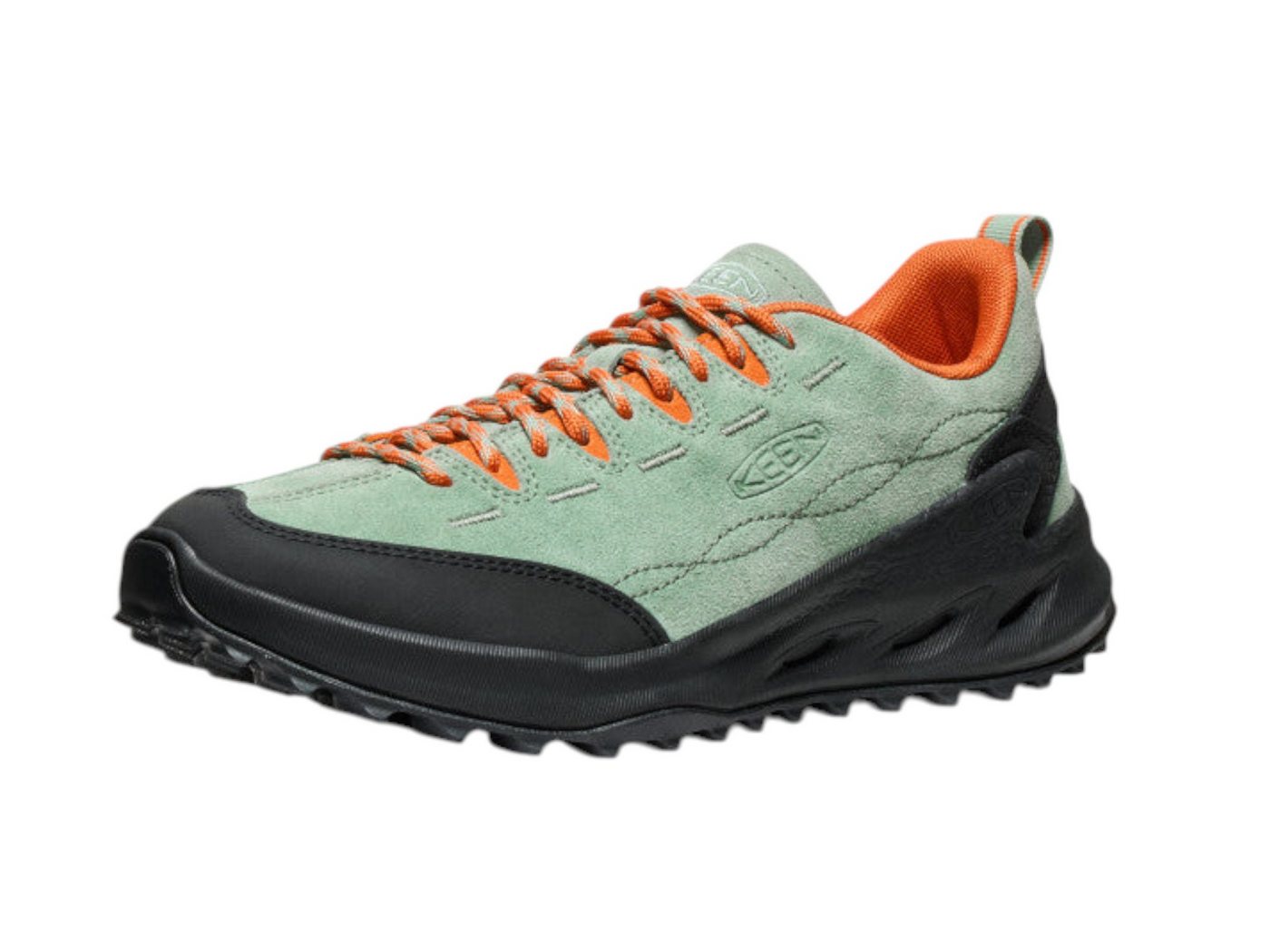 Keen Jasper Zionic (Wildleder) granitgrün/flame Damen Wanderschuh