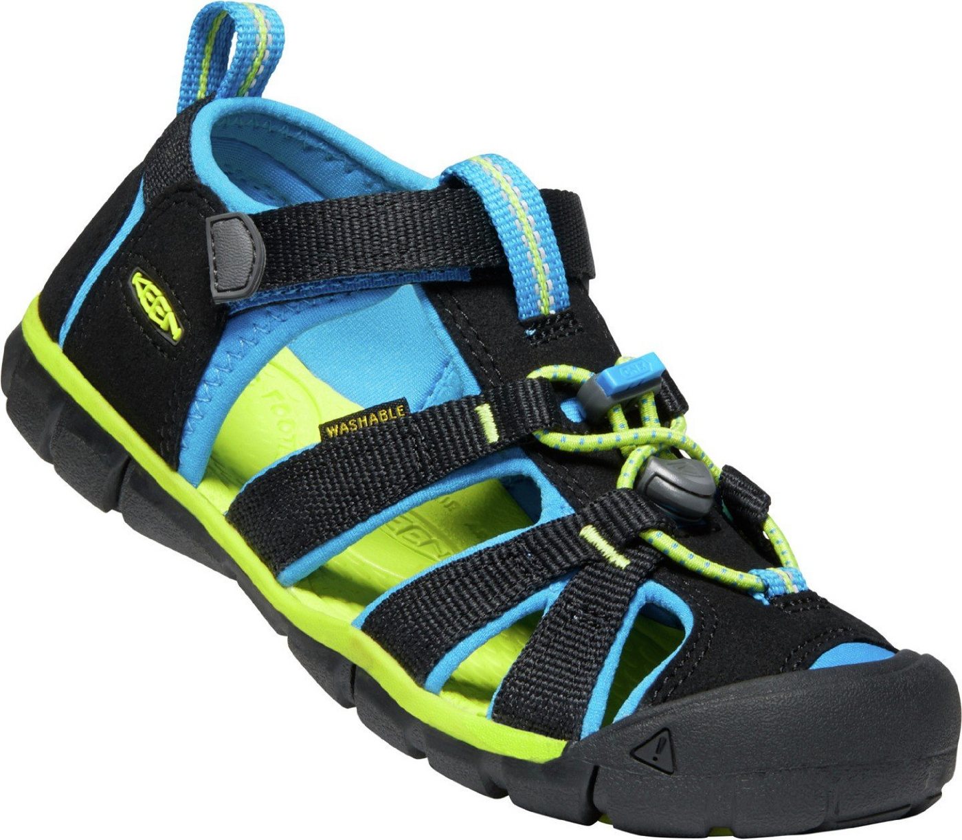 Keen Kids Seacamp II CNX Sandale (schwarz/blau)