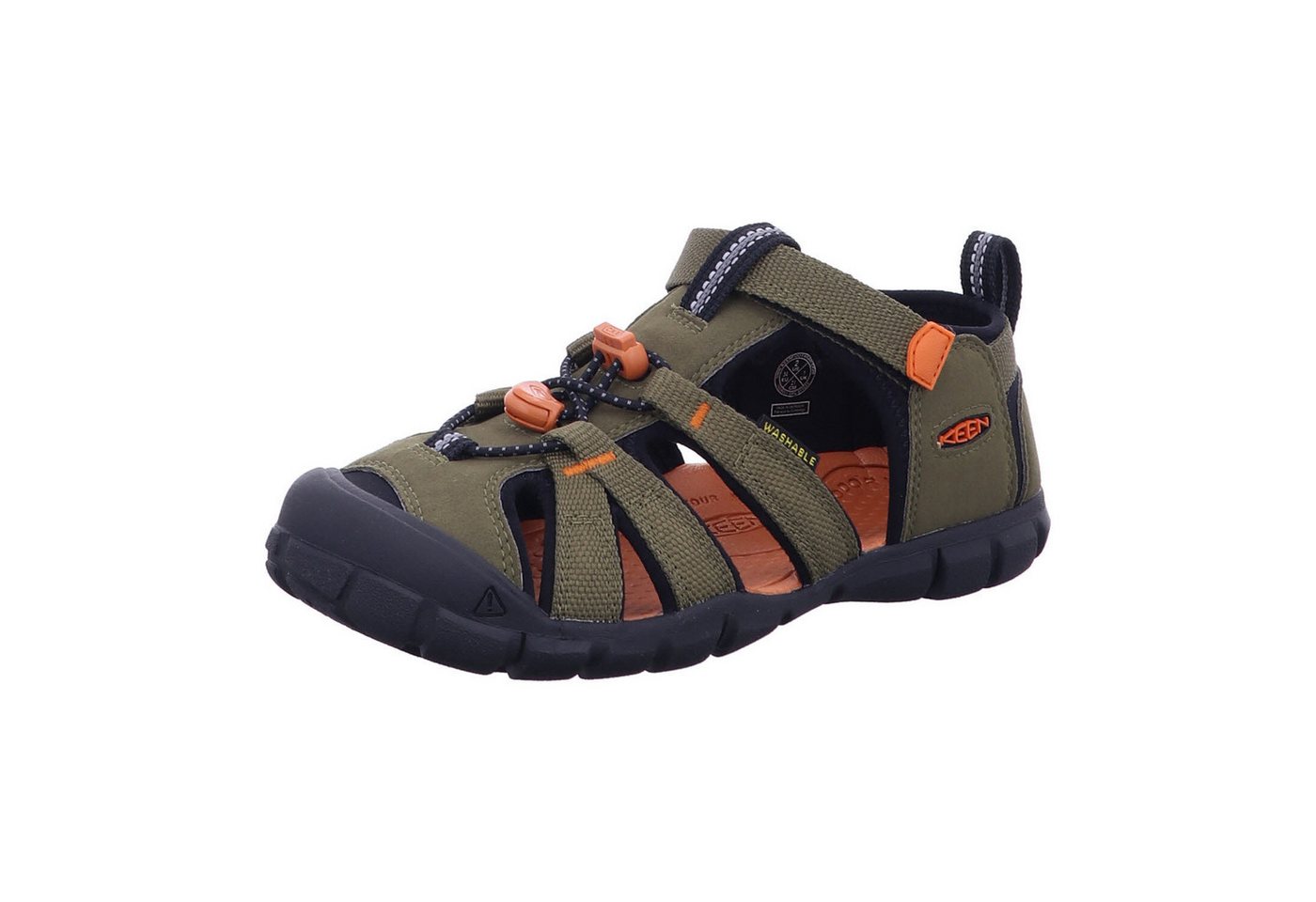 Keen SEACAMP II CNX Y-DARK OLIVE/GO Sandale