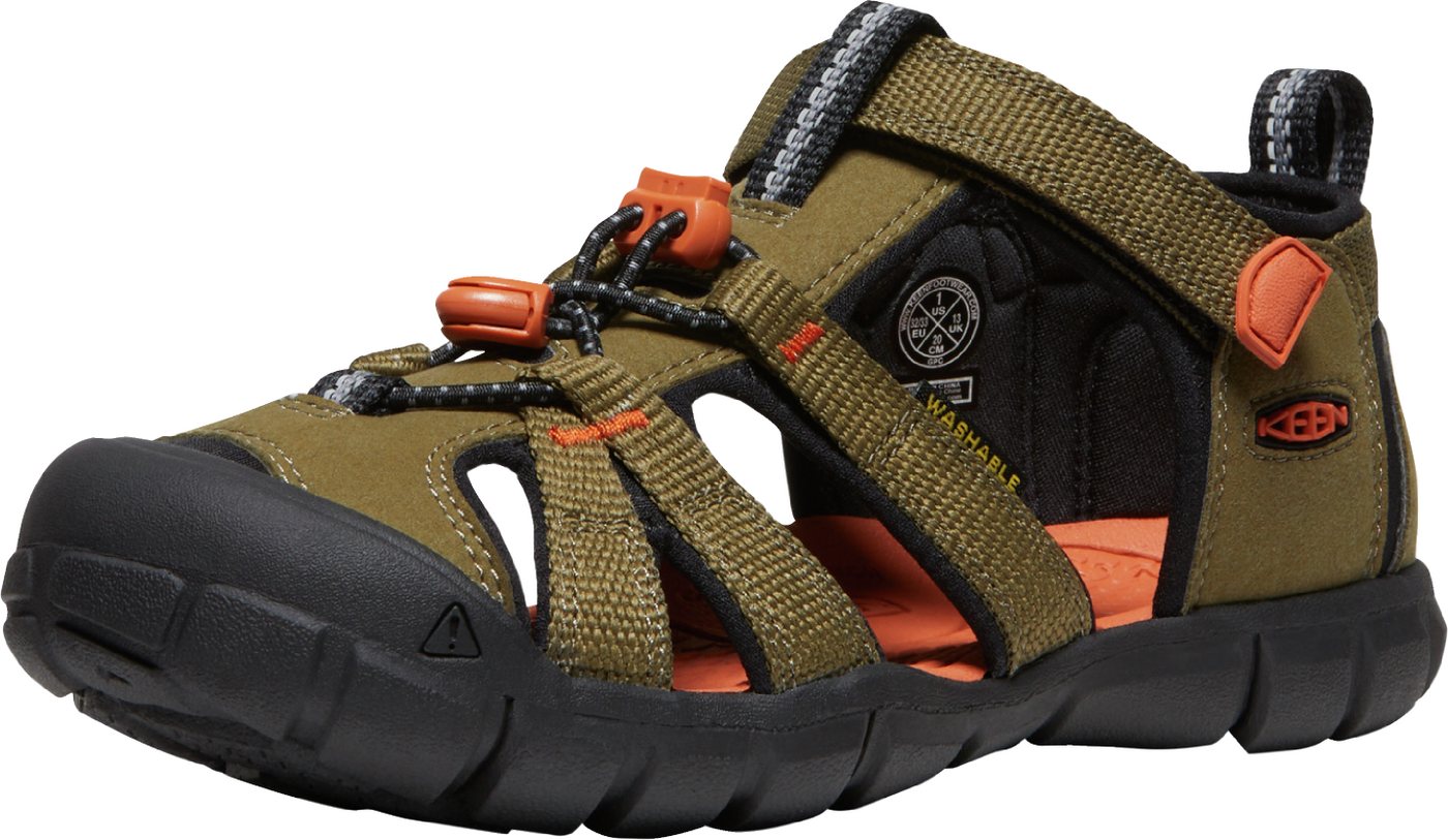 Keen SEACAMP II CNX Y-DARK OLIVE/GOLD FLAME DARK OLIVE/GOLD FLAME Sneaker