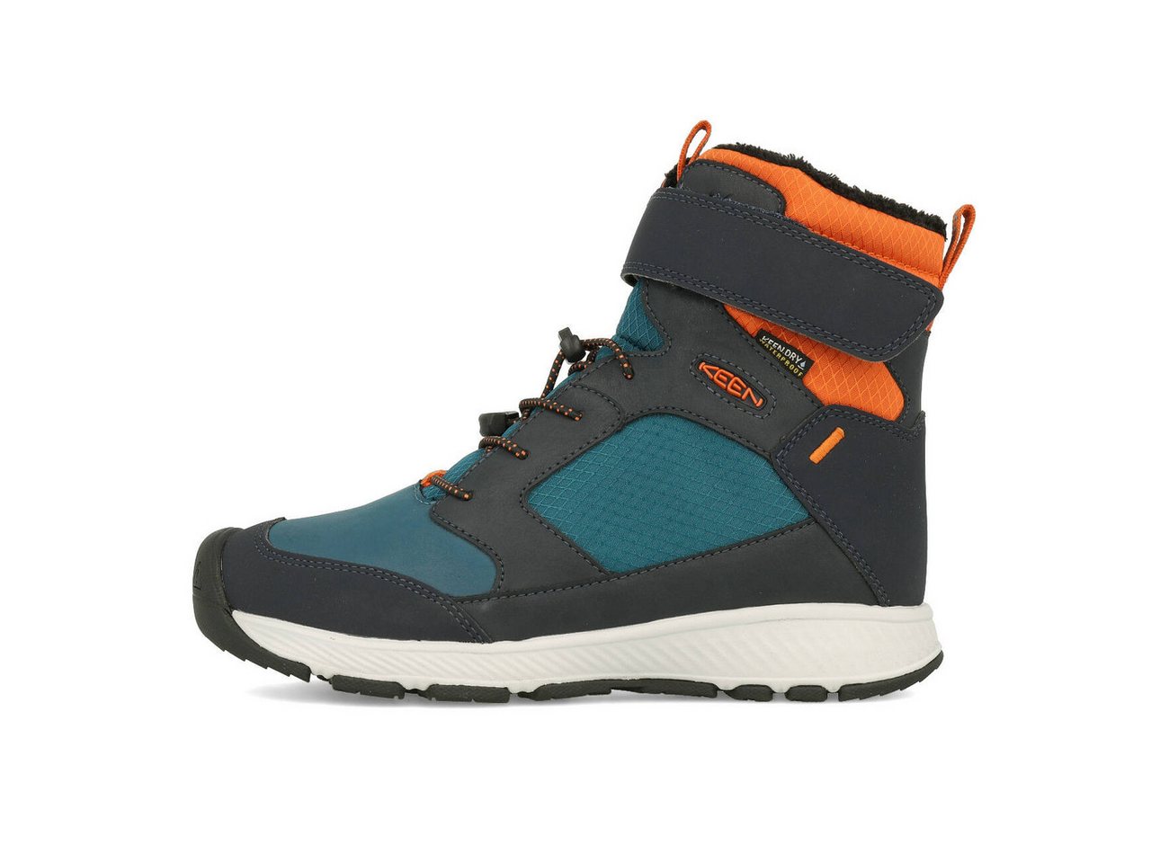 Keen Skua Winter WP Y Kinderschuh Sky Captain Gold Flame Winterstiefel