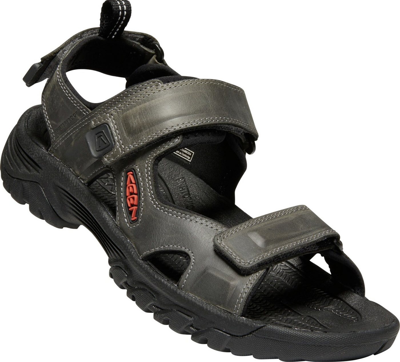 Keen TARGHEE III OPEN TOE SANDAL M-GREY/BLACK GREY/BLACK Trekkingschuh
