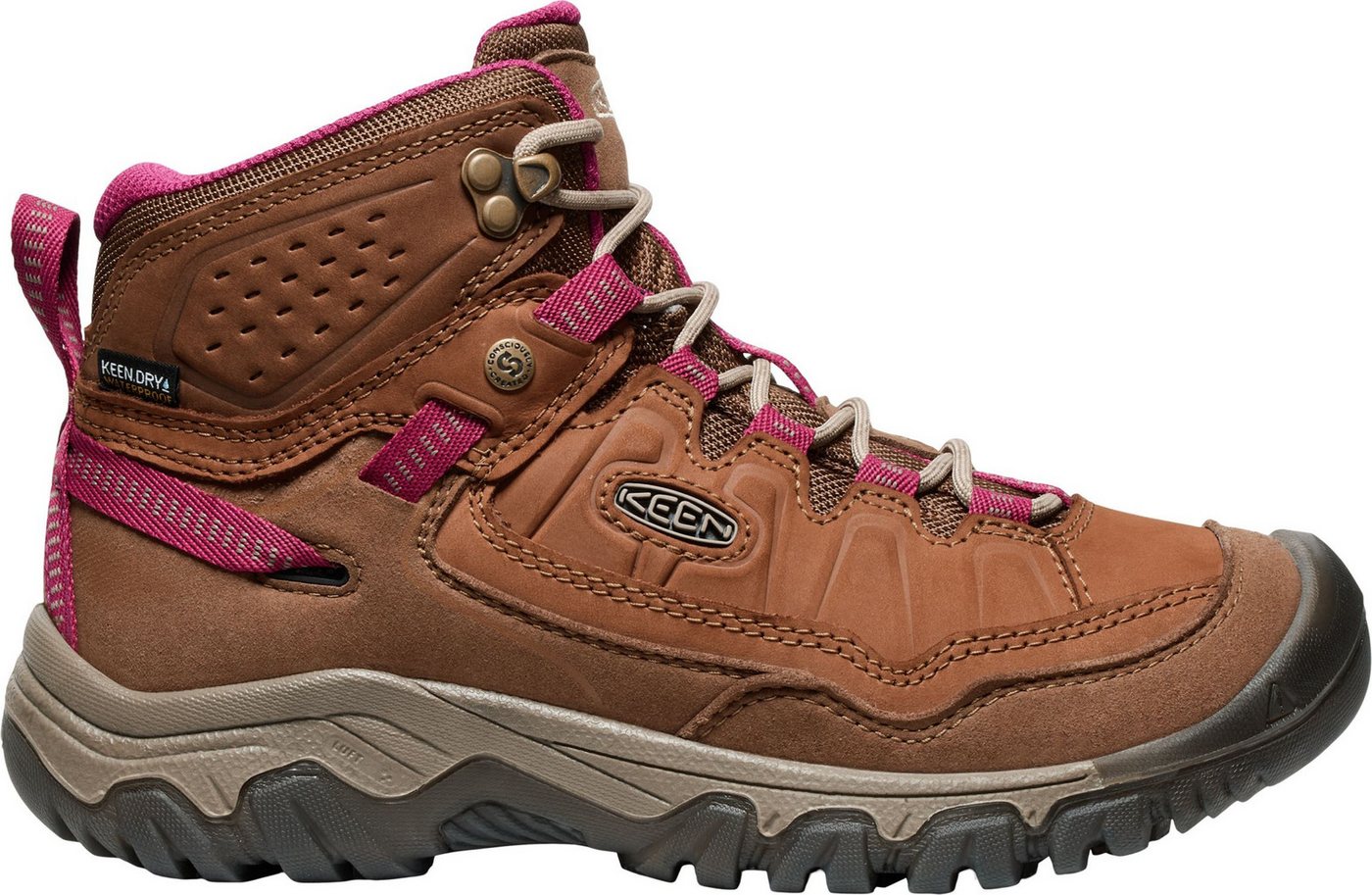 Keen TARGHEE IV MID WP W Wanderschuh Abriebfeste Außensohle