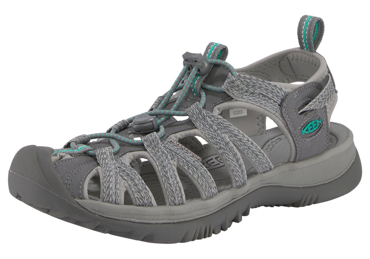 Keen WHISPER Sandale (grau/grün)