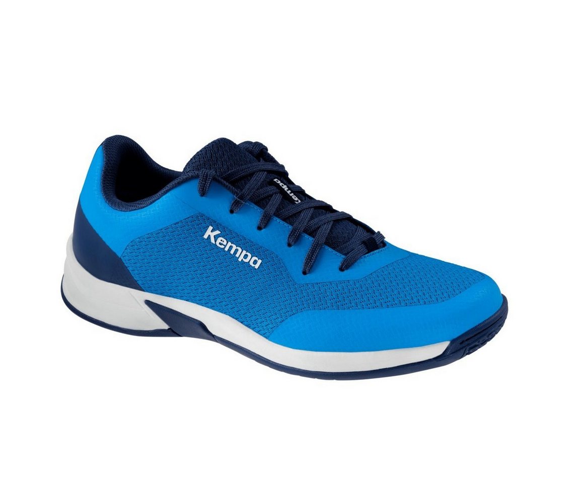 kempa Hallen-Indoorschuhe Kourtfly Three (Handball) blau/weiss Herren Handballschuh