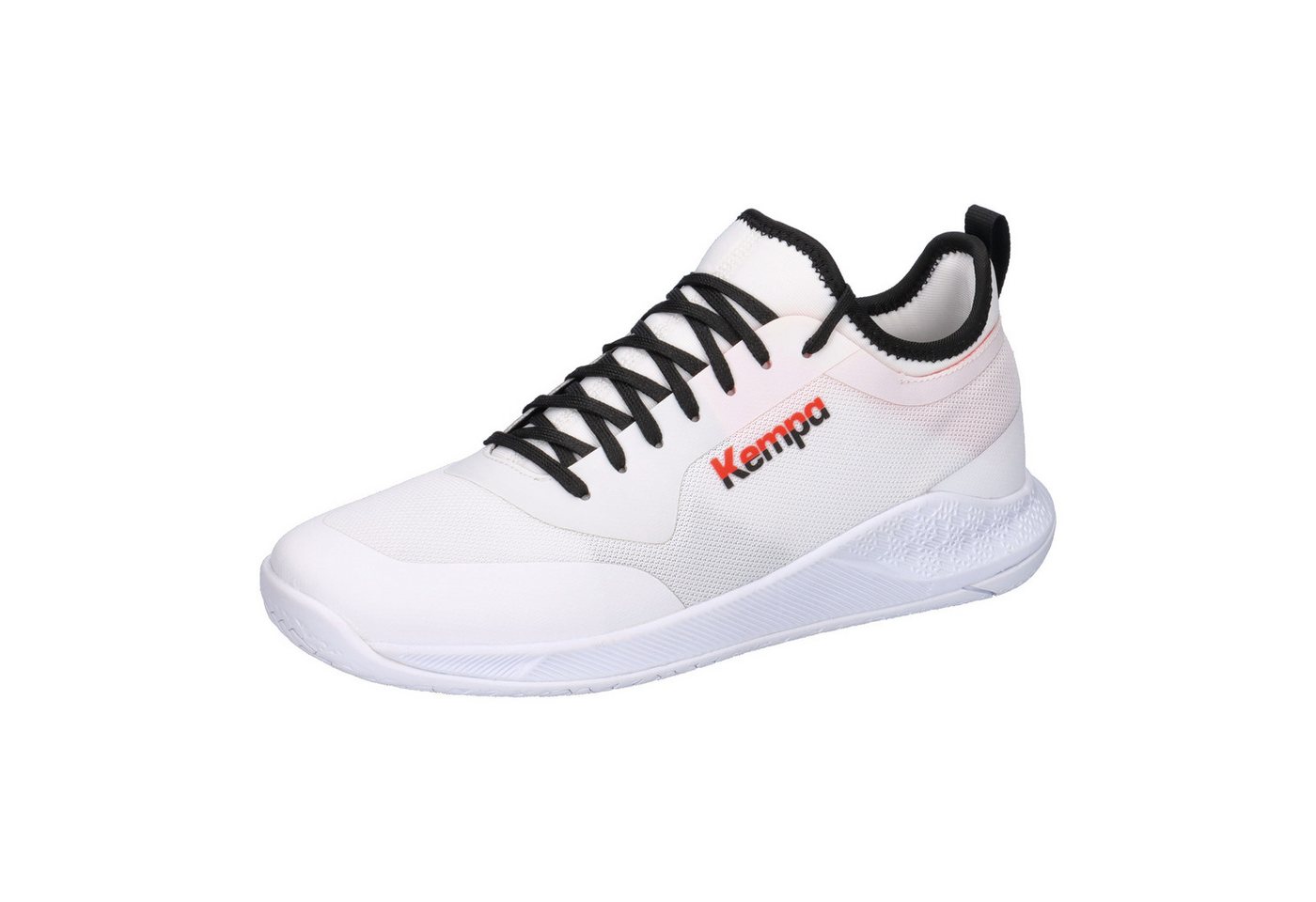 kempa Kinder Handballschuhe Kourtfly Jr. Hallenschuh (rot/schwarz/weiß)