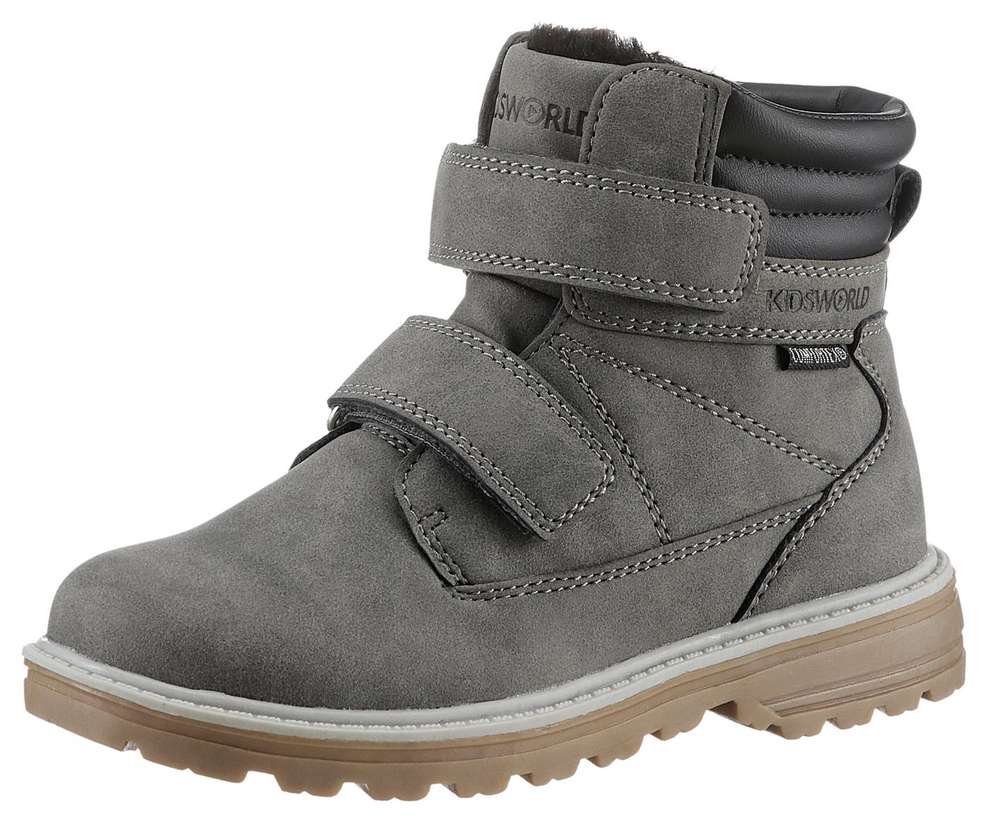 KIDSWORLD Corner V Winterboots Klettstiefel, Winterstiefel mit wasserabweisender TEX-Ausstattung