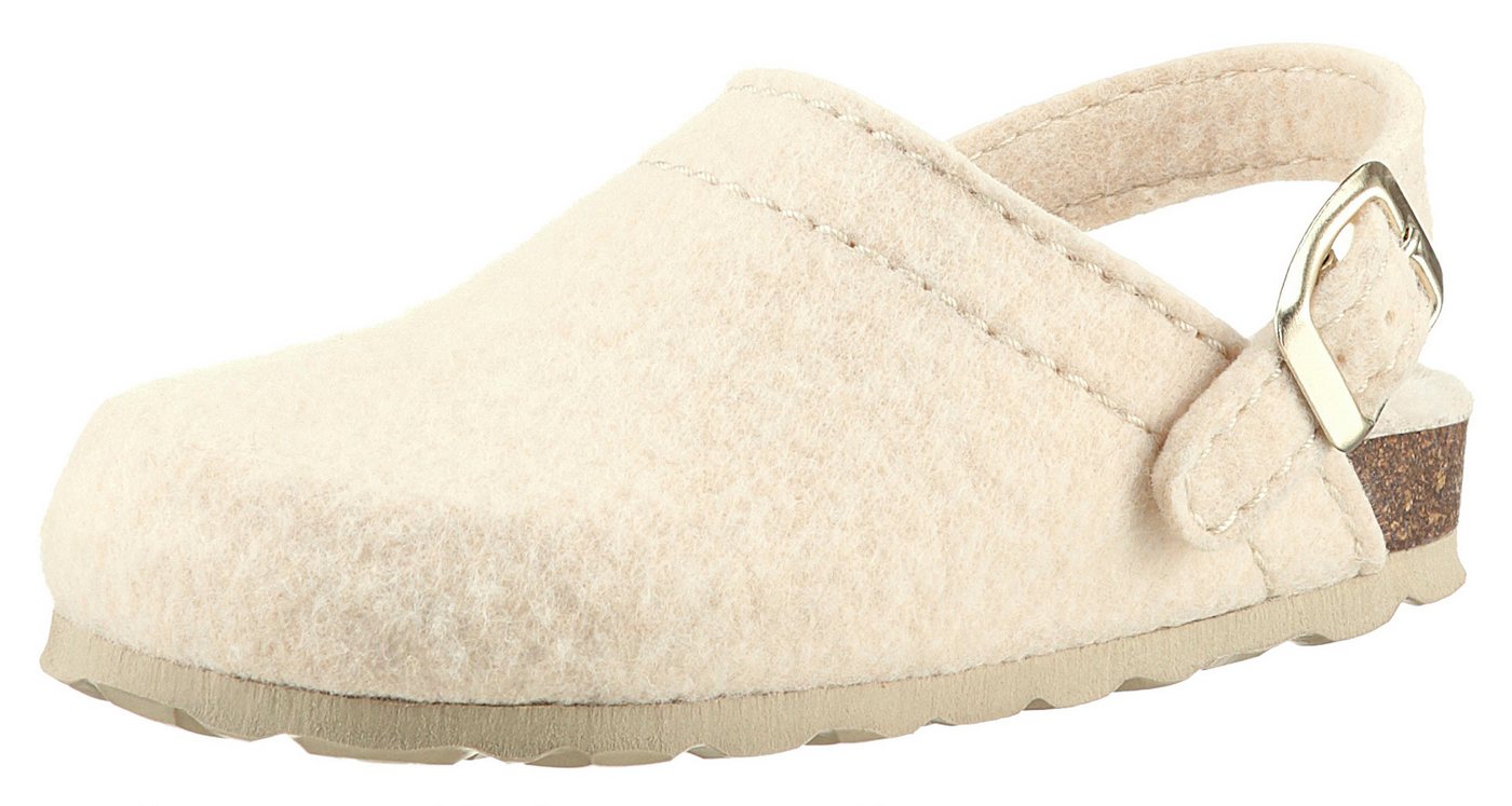 KIDSWORLD Hausschuh, Clog, Pantoffel, Homeslipper mit schwenkbarem Fersenriemchen