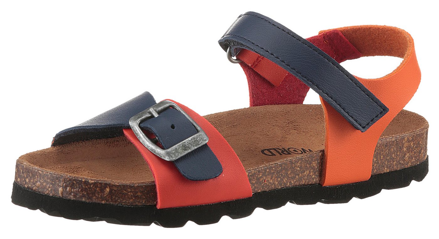 KIDSWORLD Riemchensandale Sommerschuh, Strandschuh, Urlaubschuh mit Klett