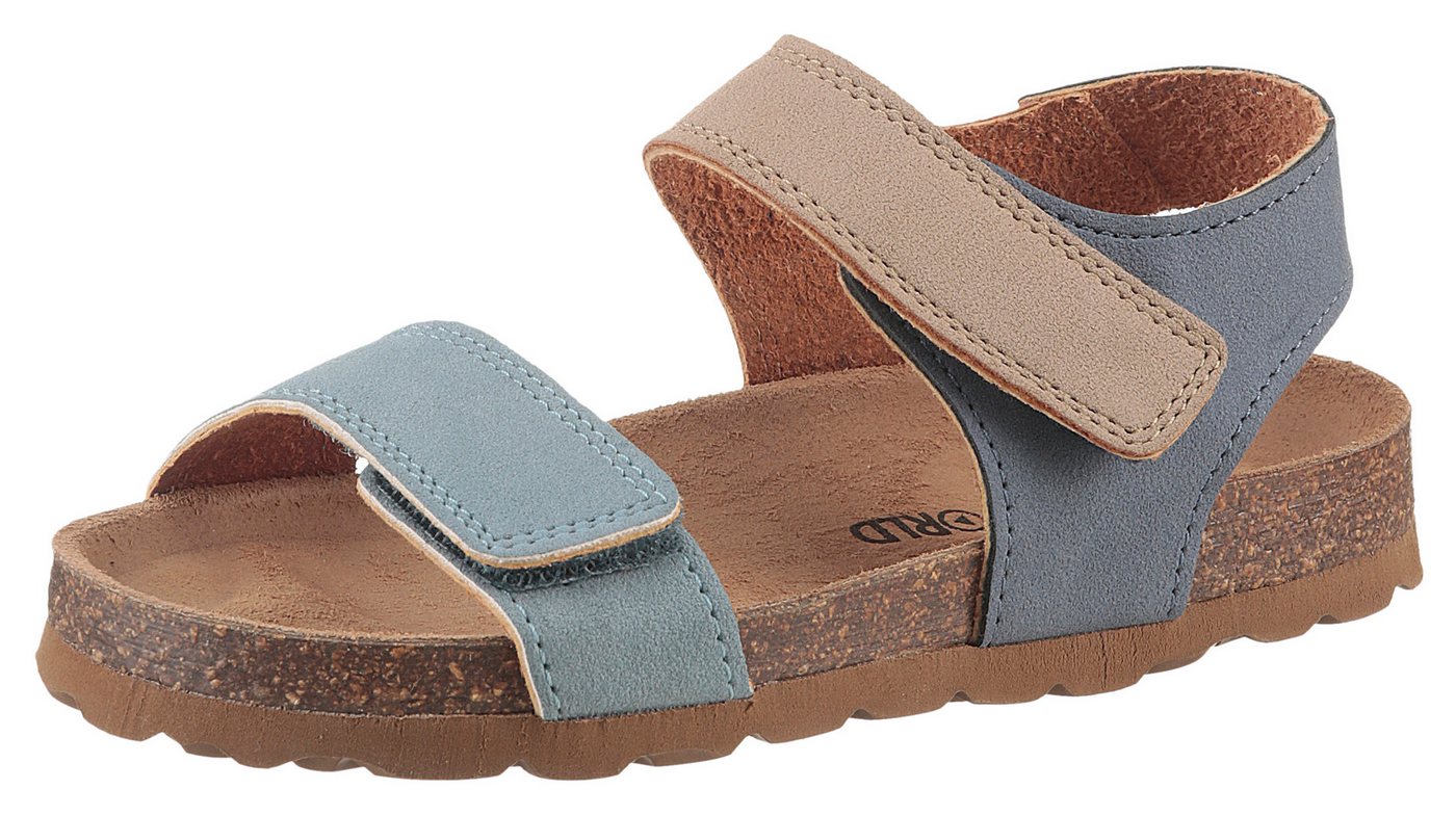 KIDSWORLD Riemchensandale Sommerschuh, Urlaubschuh, Sandalette mit praktischen Klettriemchen