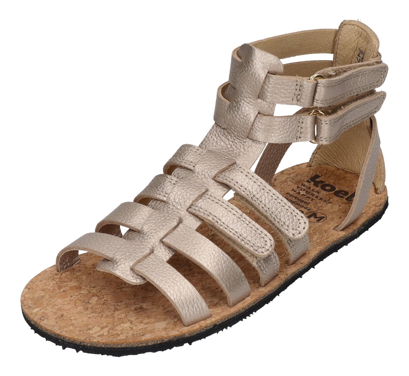 Koel AURA METALLIC Barfußschuh champagne
