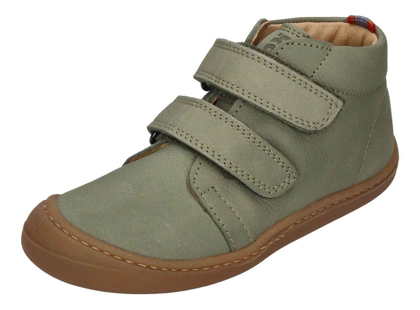Koel BOB M LEATHER Barfußschuh Olive
