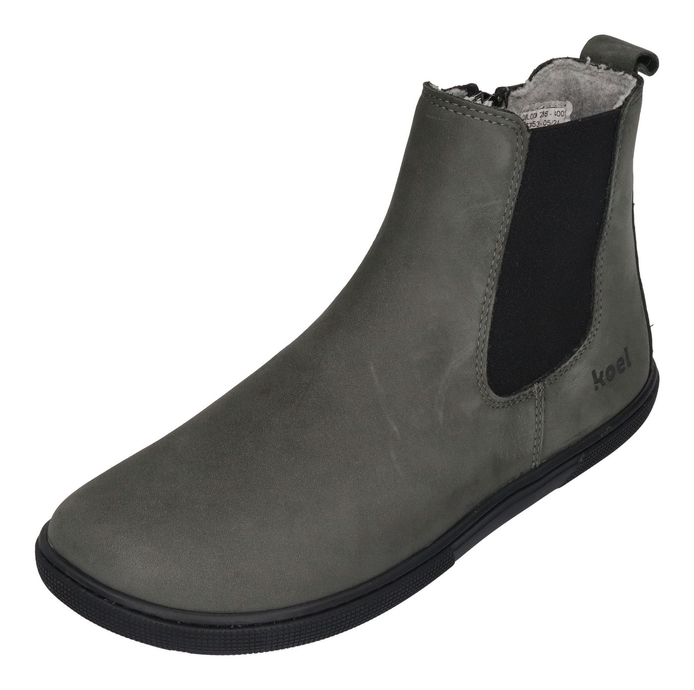 Koel FILAS MERINO Barfußschuh dark grey