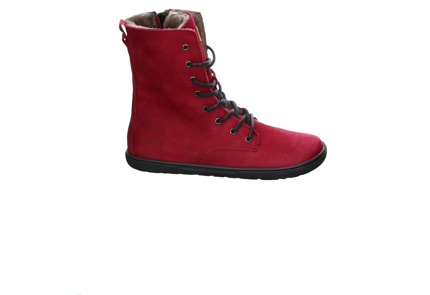 Koel Leder Schnürstiefelette rot Stiefelette