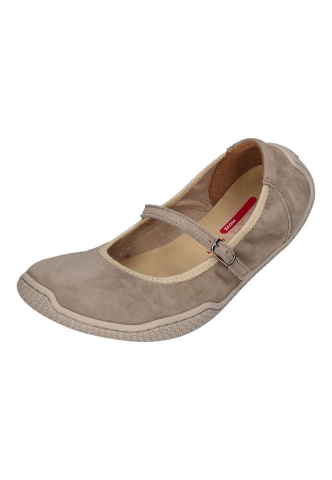 Koel VALERIA II SUEDE Barfußschuh Taupe