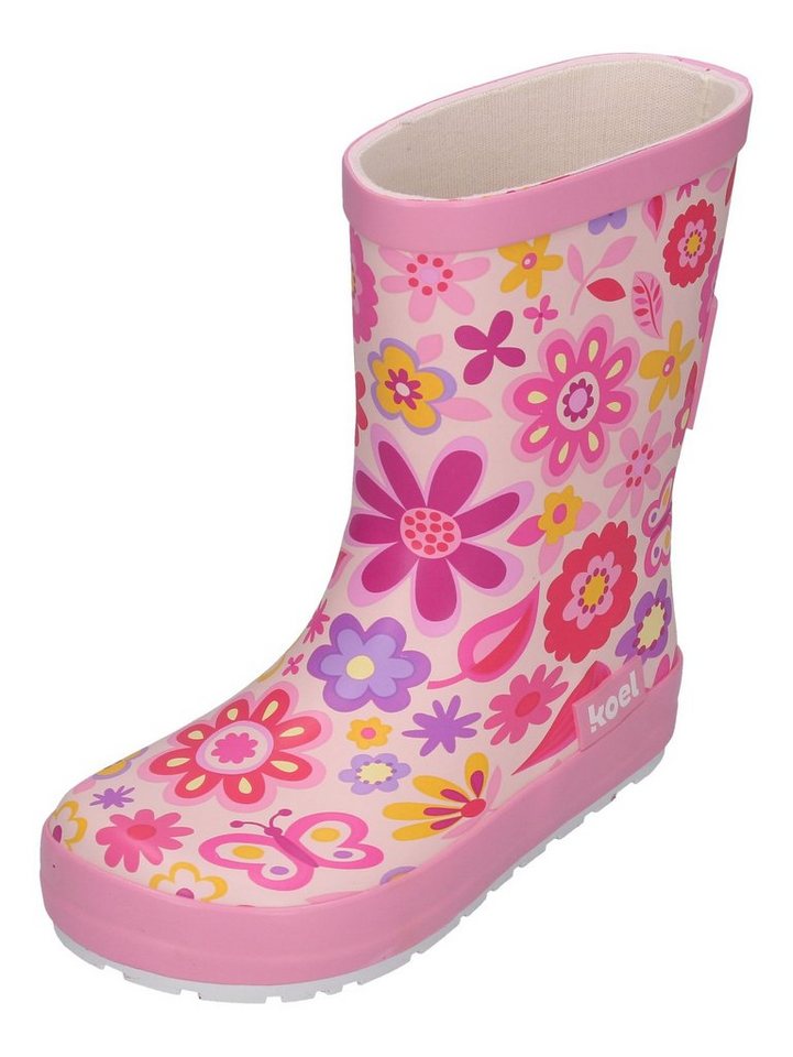 Koel WELLIE BARE MULTI Barfußschuh Fuchsia Flowers