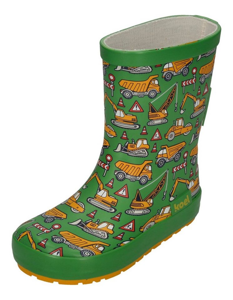 Koel WELLIE BARE MULTI Barfußschuh Tractor Green