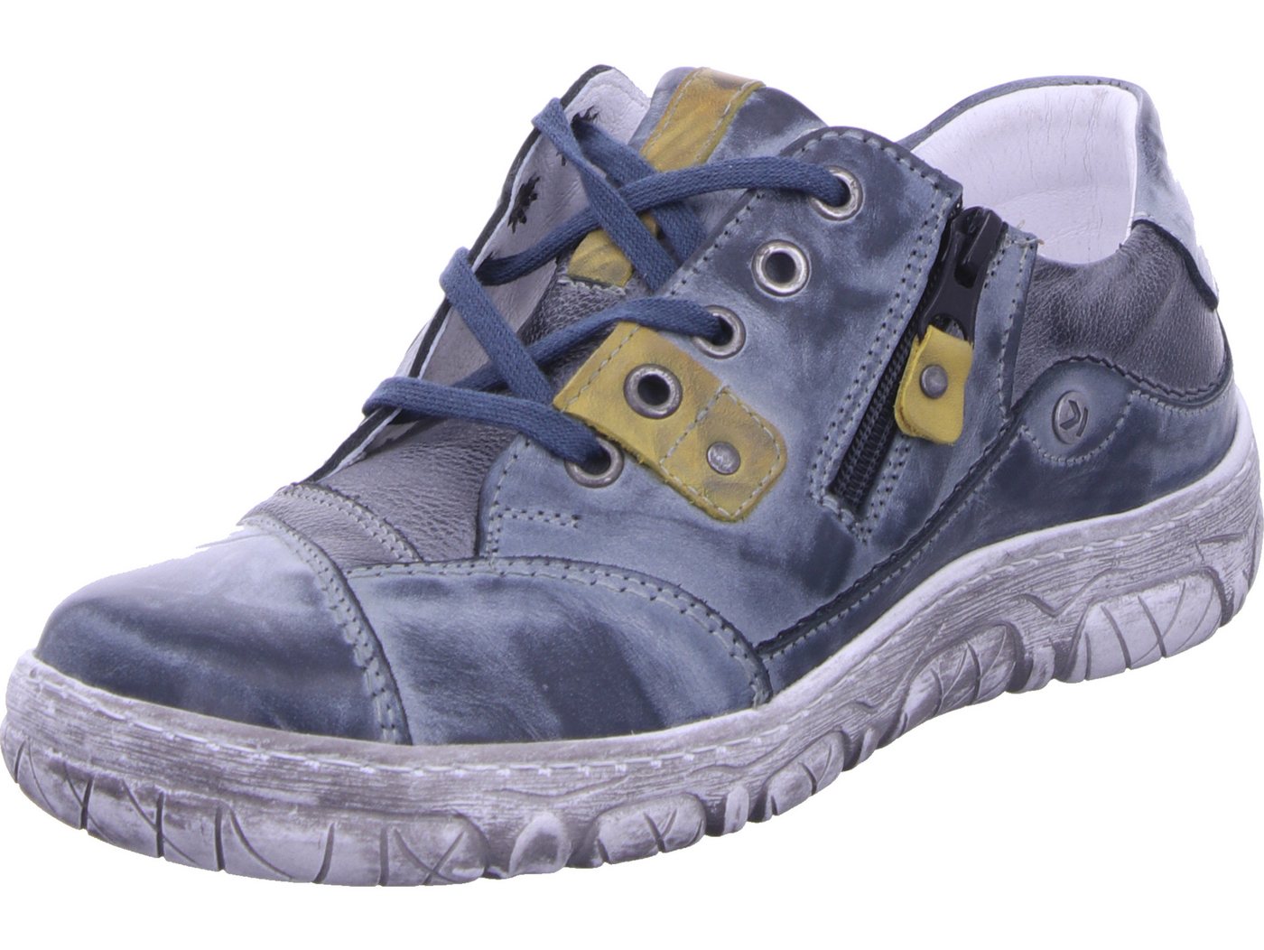 KRISBUT Schnürschuh echtes Leder (grau)