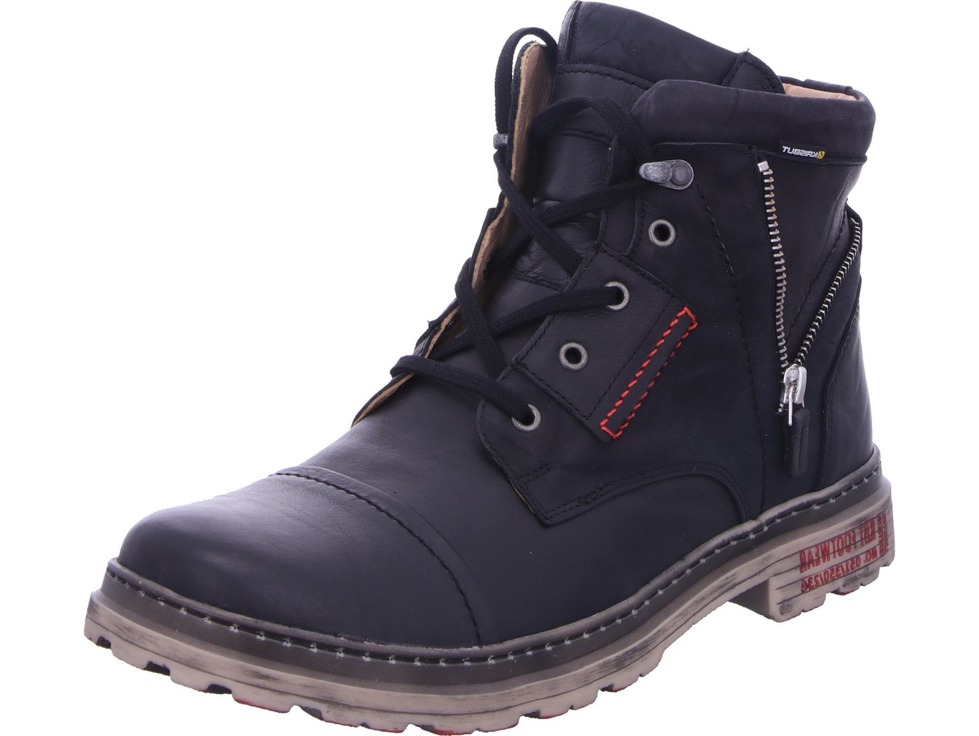 KRISBUT Schnürstiefel echtes Leder