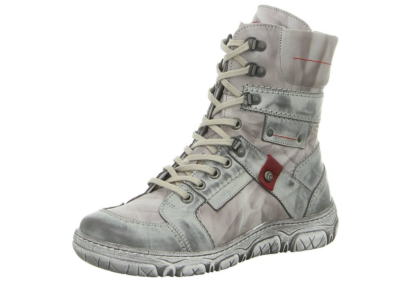 KRISBUT Schnürstiefelette (grau)