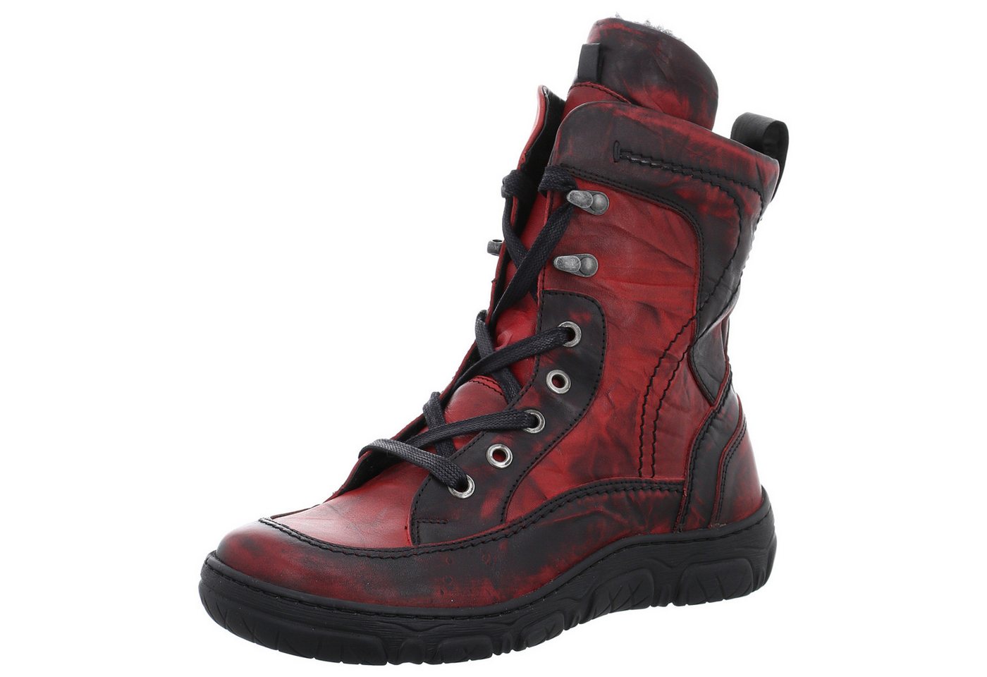 KRISBUT Schnürstiefelette (rot)