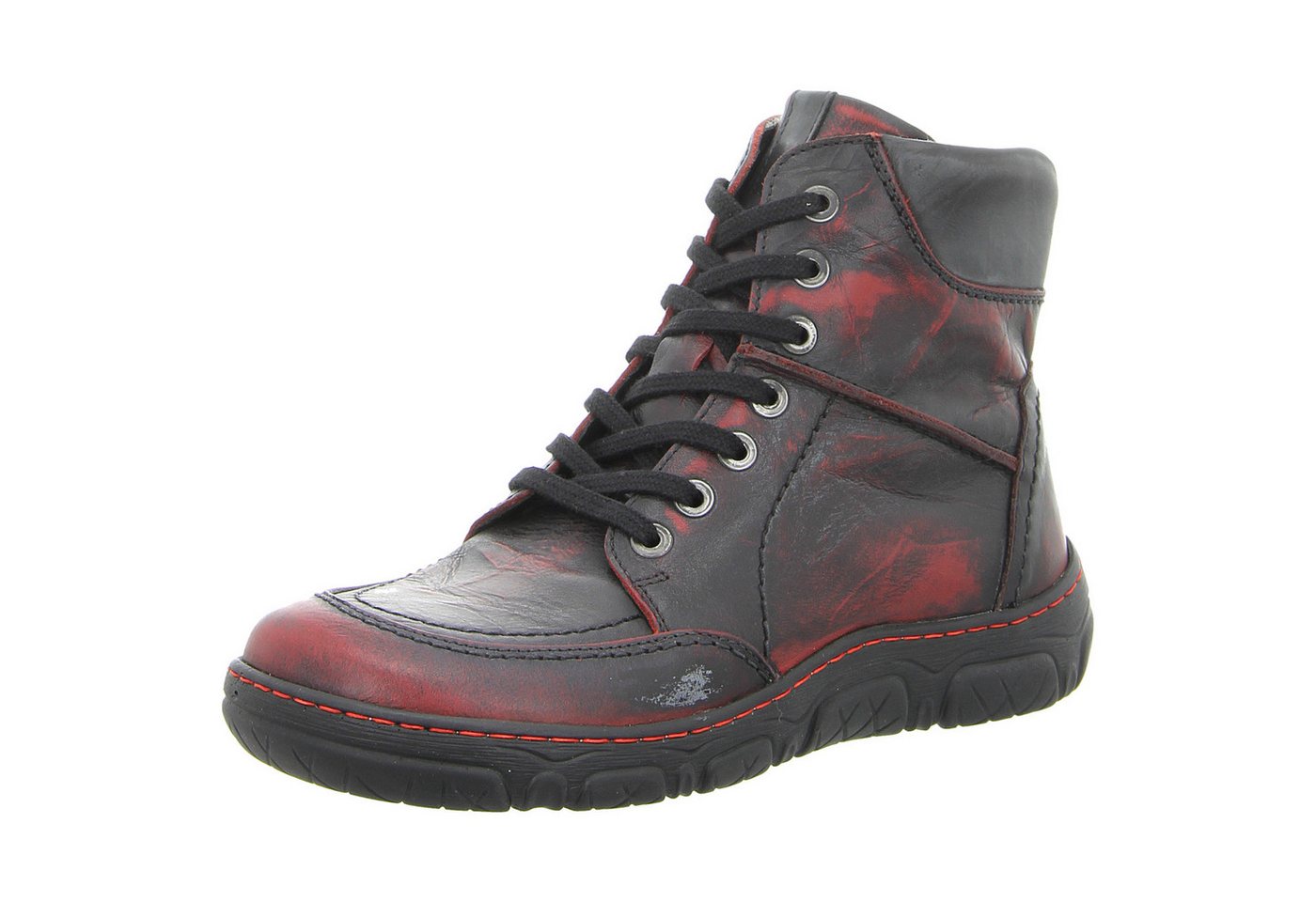 KRISBUT Schnürstiefelette (rot)