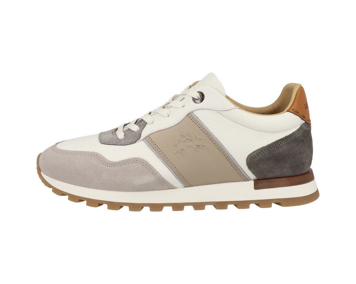 LA MARTINA LFM261 Herren Sneaker Turnschuhe, Sportschuhe, Freizeitschuhe, Halbschuhe, Schnürschuhe (grau)