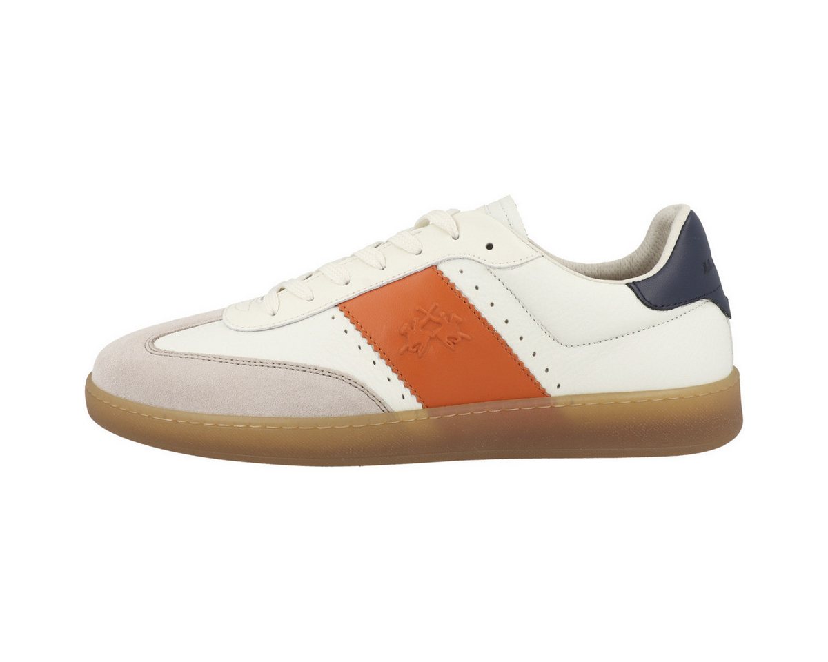 LA MARTINA LFM261 Herren Sneaker Turnschuhe, Sportschuhe, Freizeitschuhe, Halbschuhe, Schnürschuhe (orange)