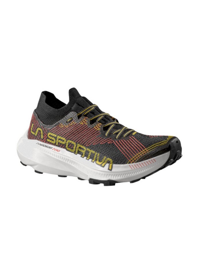 la sportiva Prodigio Pro schwarz/rot/gelb Herren Laufschuh