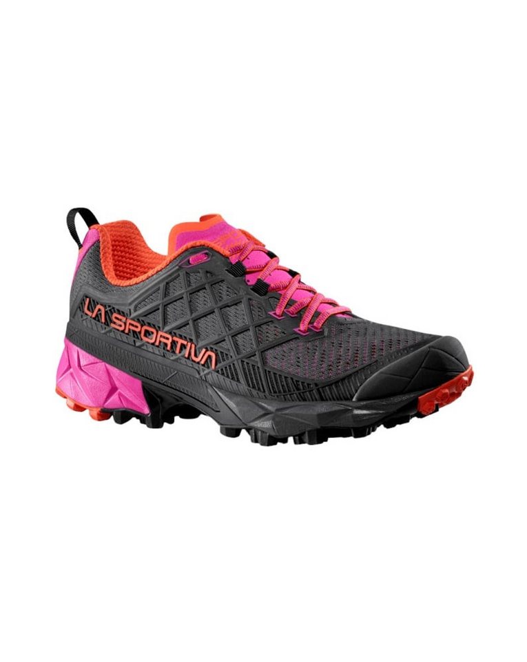 la sportiva Trail-Laufschuhe Akyra II carbongrau/pink Damen Wanderschuh